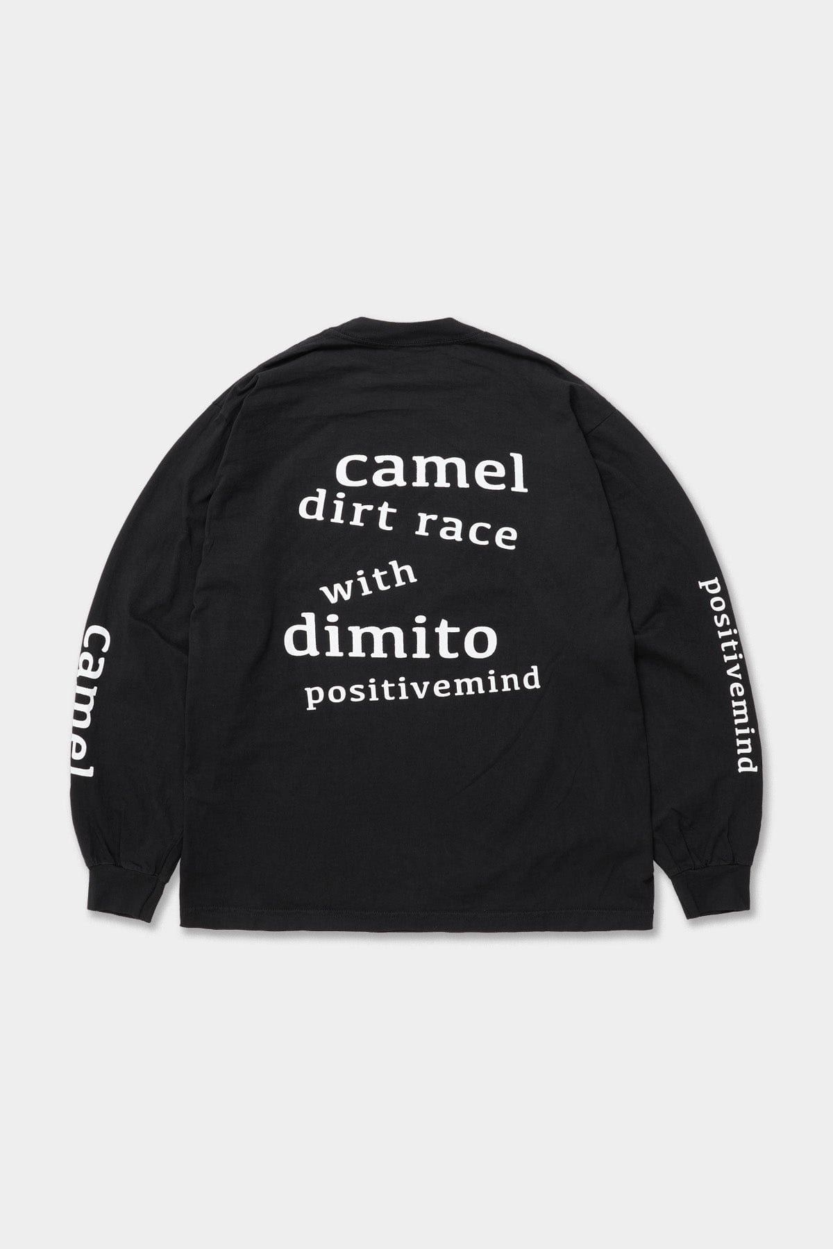 VERT CAMEL RACE LSV GD 6.5OZ TEE BLACK