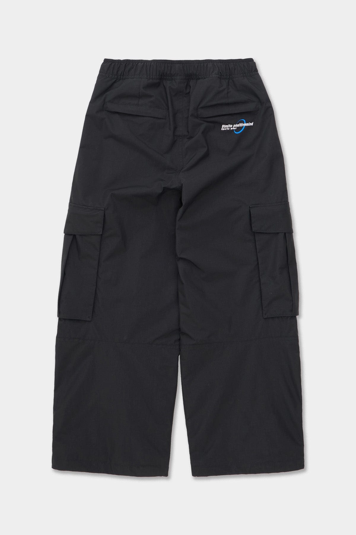 VERT CARGO BIG PANTS BLACK