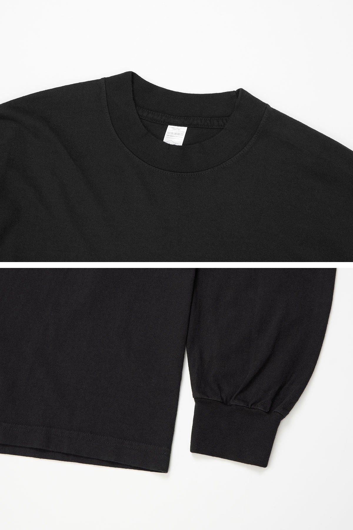 VERT CIRCLE BIG LOGO POCKET LSV GD 6.5OZ TEE BLACK