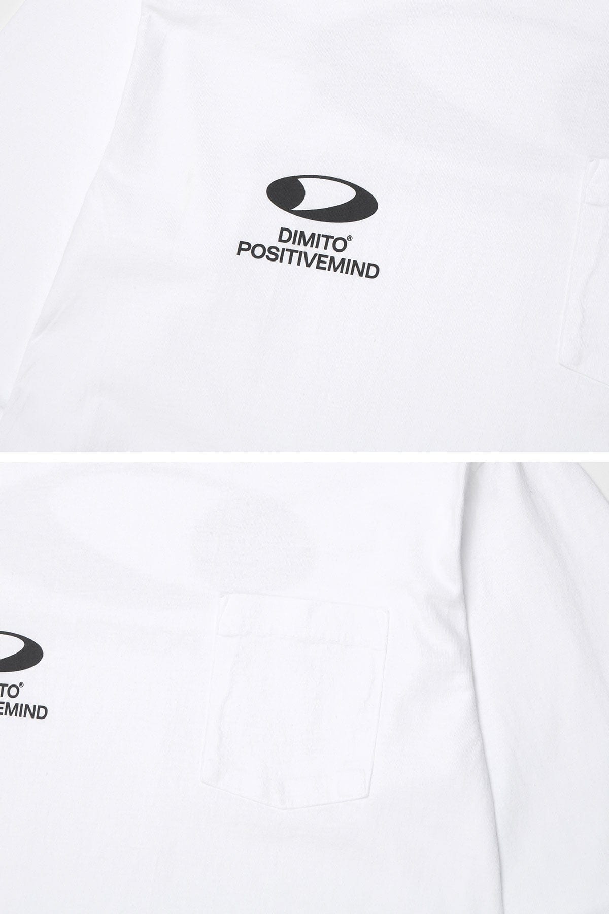 VERT CIRCLE BIG LOGO POCKET LSV GD 6.5OZ TEE WHITE
