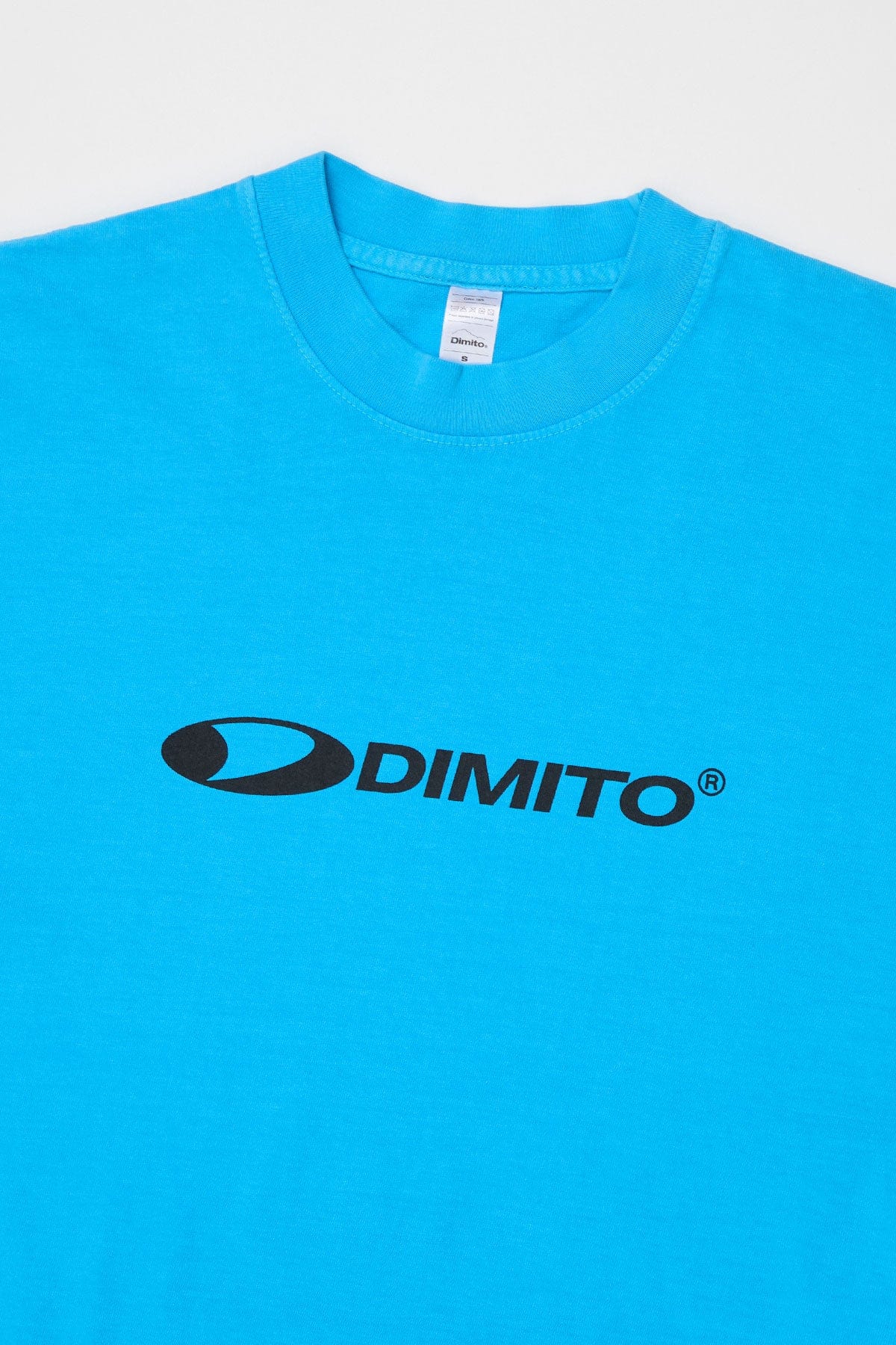 VERT CIRCLE LOGO SSV GD 6.5OZ TEE NEON BLUE