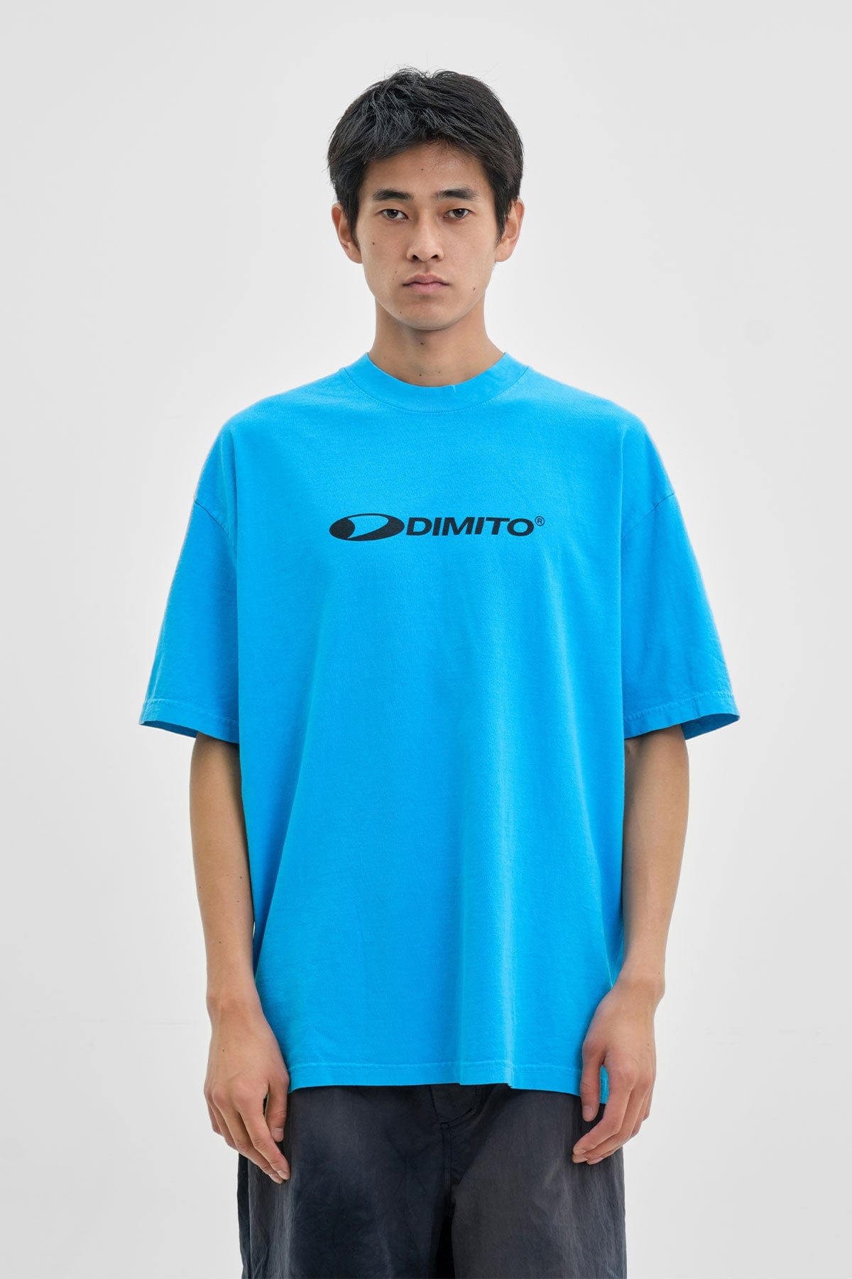 VERT CIRCLE LOGO SSV GD 6.5OZ TEE NEON BLUE