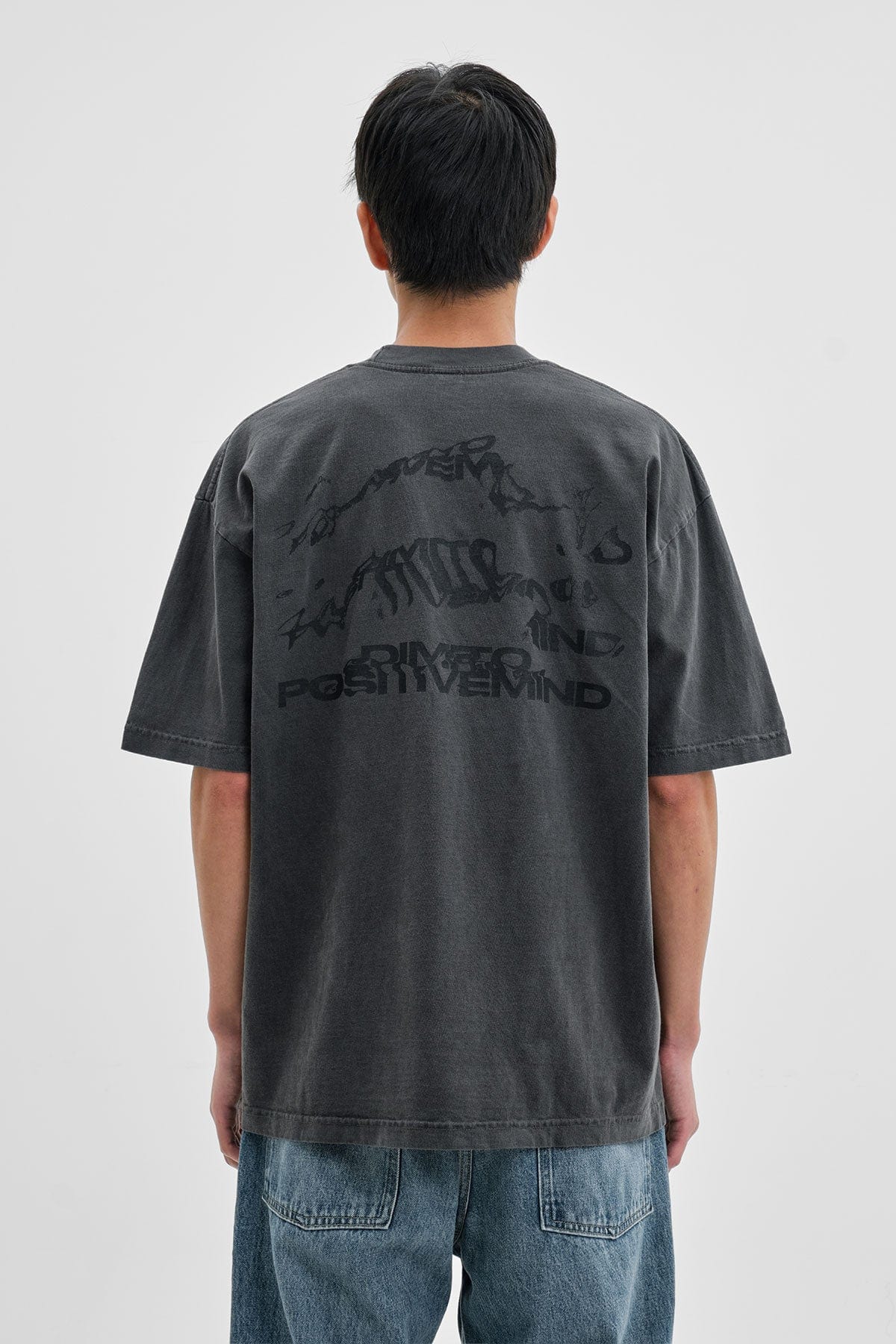 VERT CIRCLE LOGO SSV GD 6.5OZ TEE VINTAGE BLACK