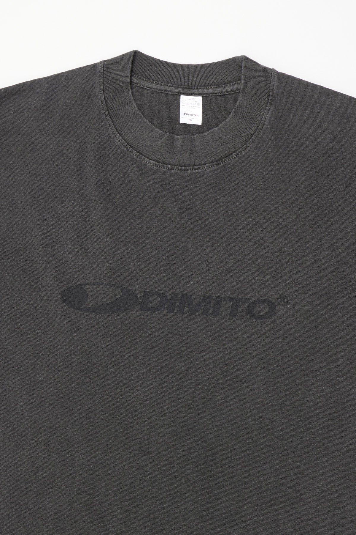VERT CIRCLE LOGO SSV GD 6.5OZ TEE VINTAGE BLACK