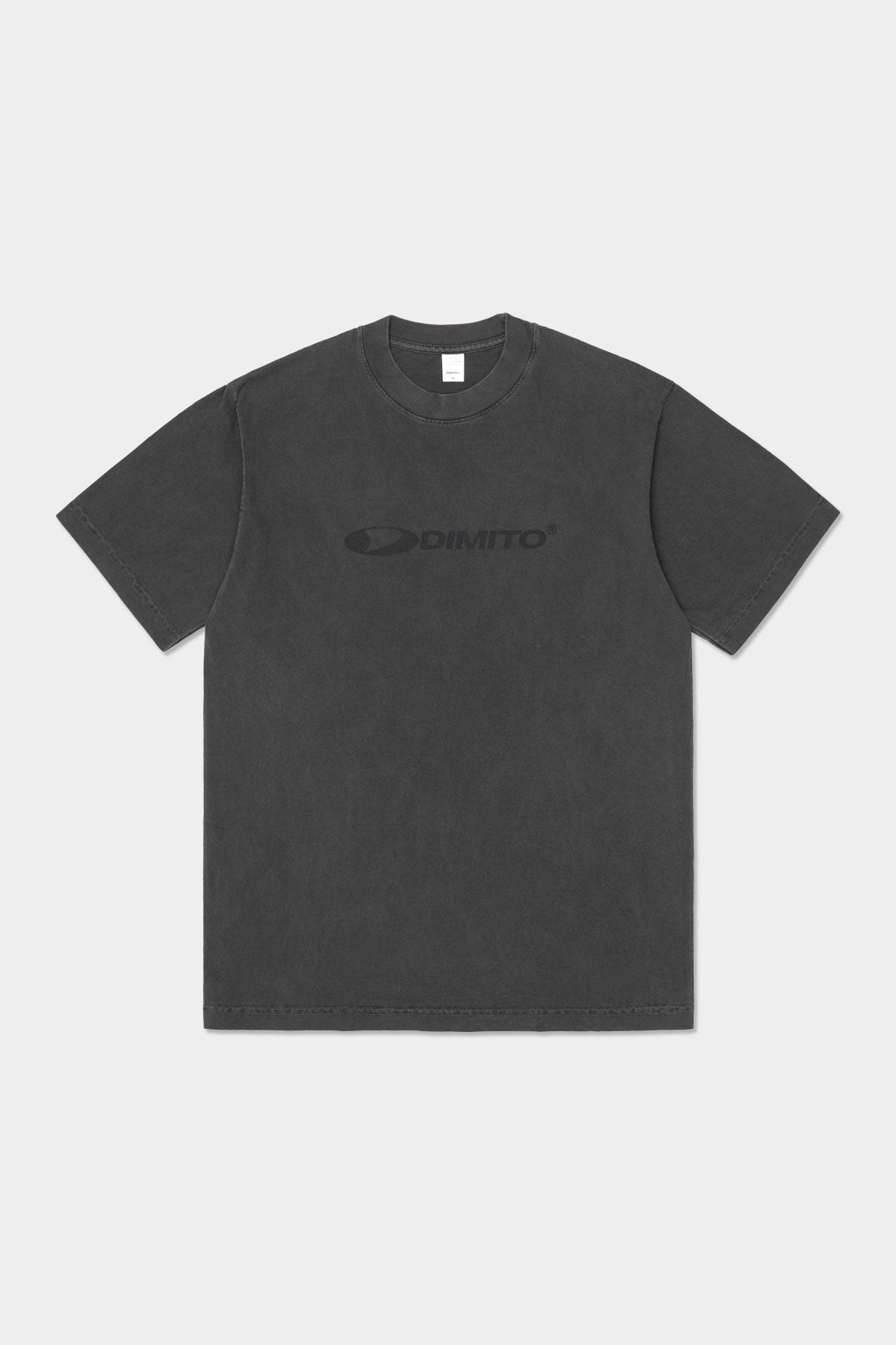 VERT CIRCLE LOGO SSV GD 6.5OZ TEE VINTAGE BLACK
