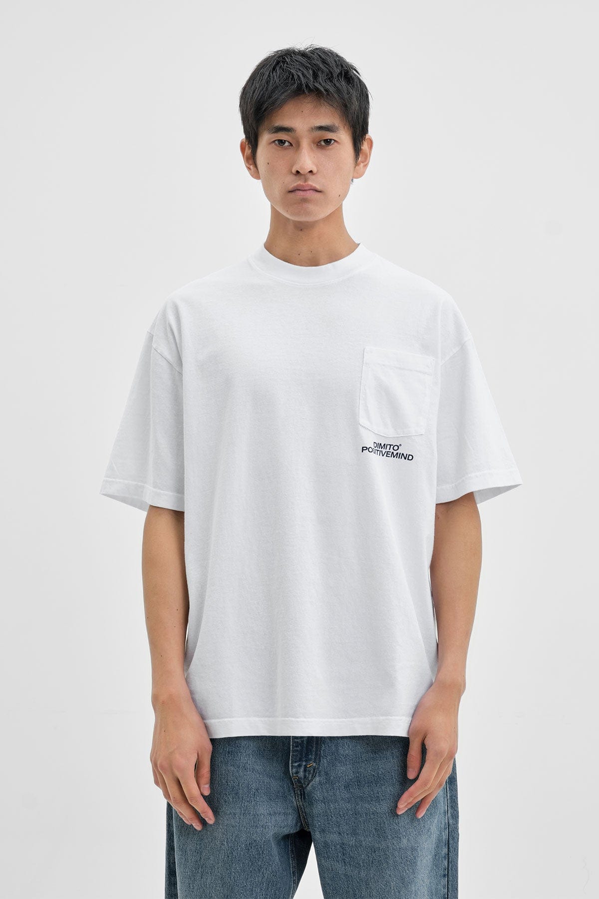 VERT DMT POCKET SSV GD 6.5OZ TEE WHITE