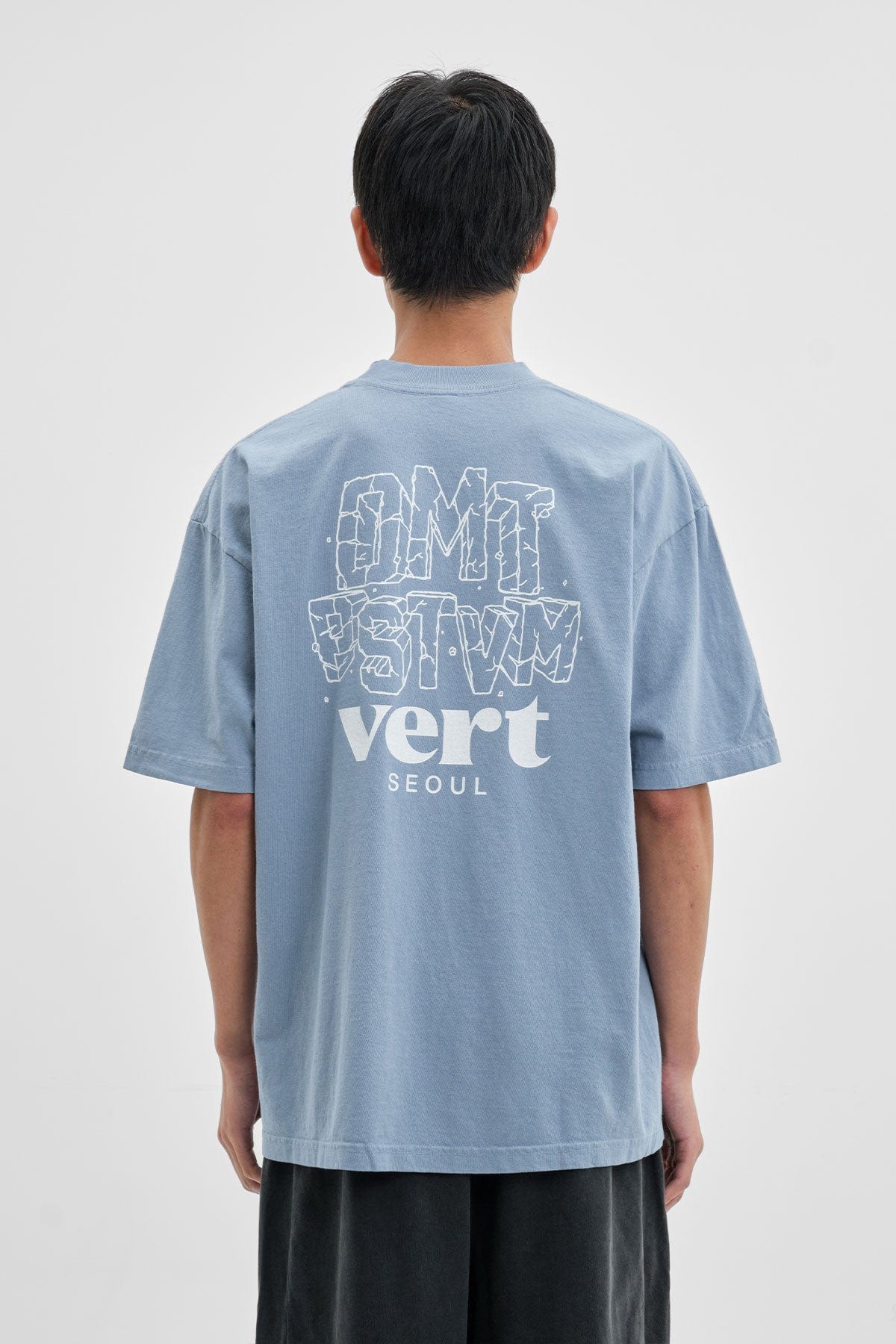 VERT DMT VERT SEOUL SSV GD 6.5OZ TEE CLEAR BLUE