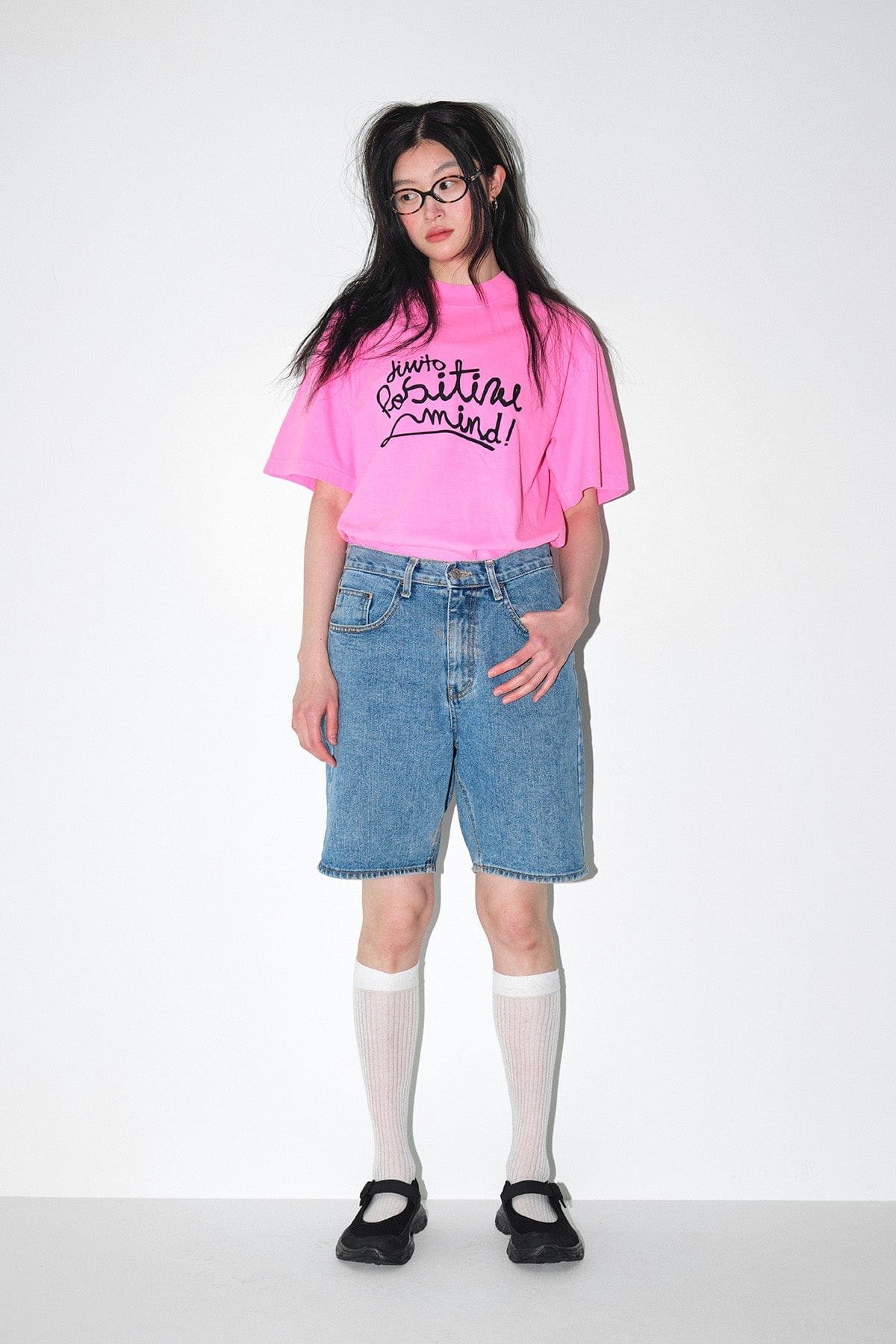 VERT DOODLE SSV GD 6.5OZ TEE NEON PINK