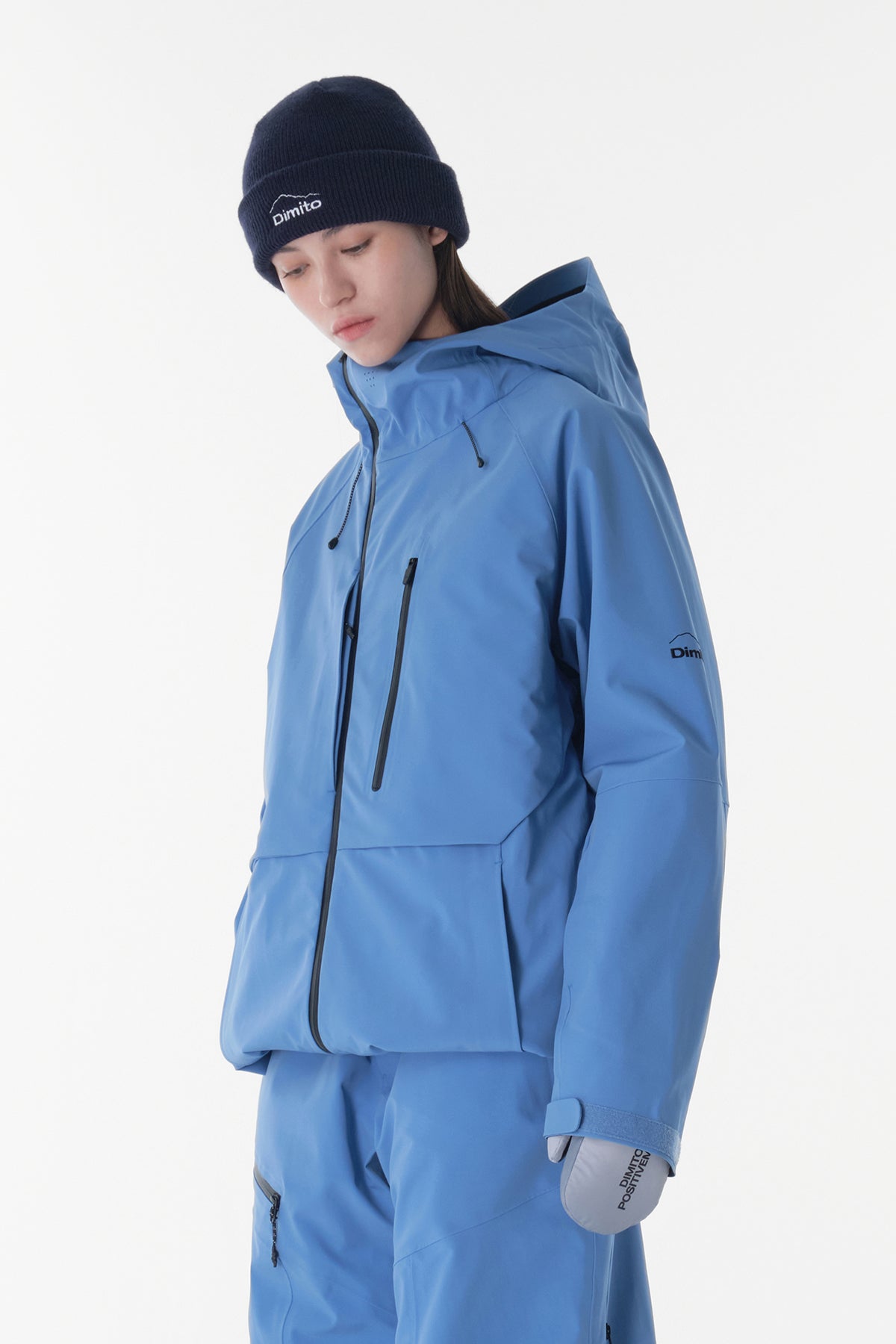 VERT G-WORKS MITTEN HAE GREY