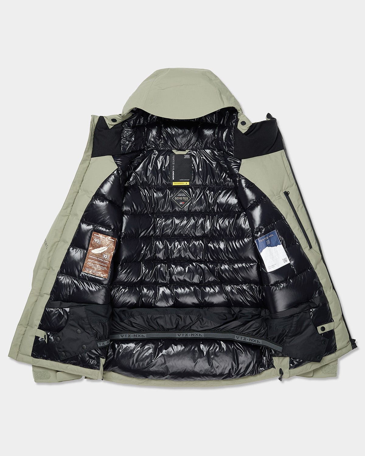 VERT GORE-TEX (VTX X EIDER) 2L DOWN JACKET OLIVE GREY