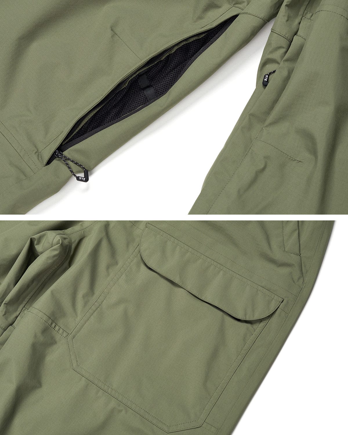VERT GTX (VTX X EIDER) BANDED BOTTOM 2L PANTS DARK OLIVE (Wide Jogger Fit)