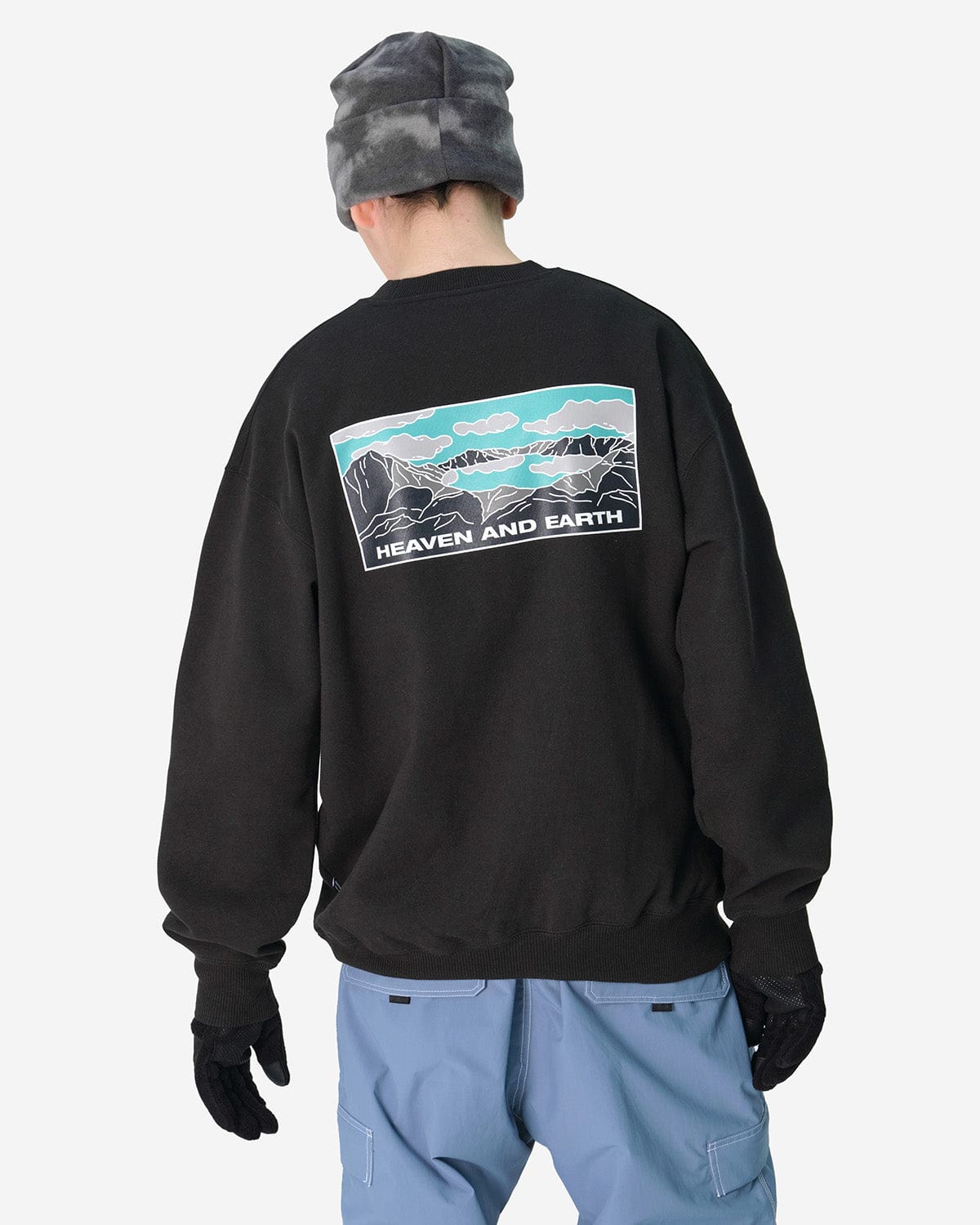 VERT HAE SWEATSHIRTS BLACK