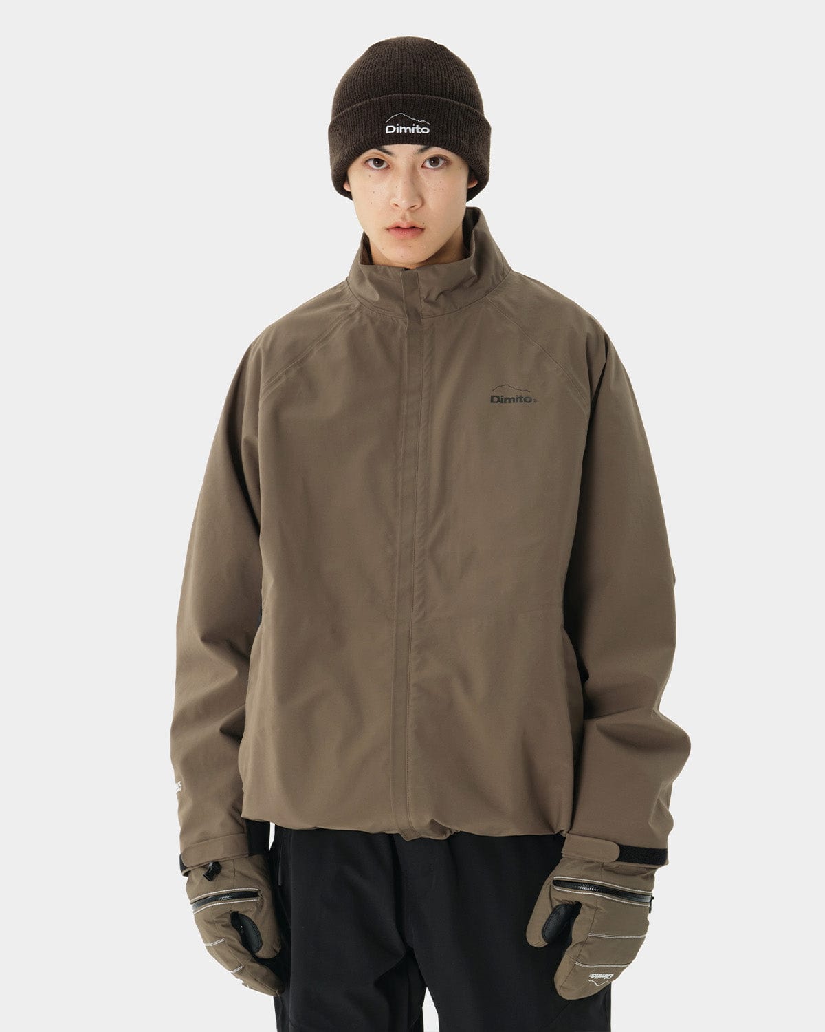 VERT MT LOGO 3L JACKET MUD