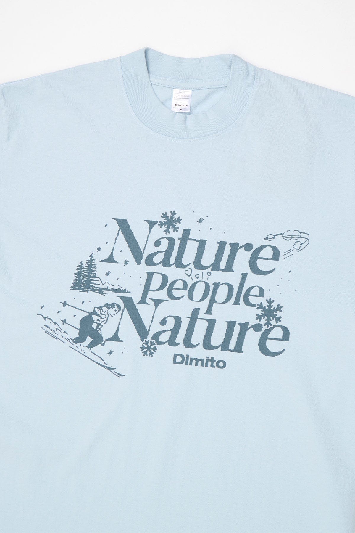 VERT NPN SSV GD 6.5OZ TEE LIGHT BLUE