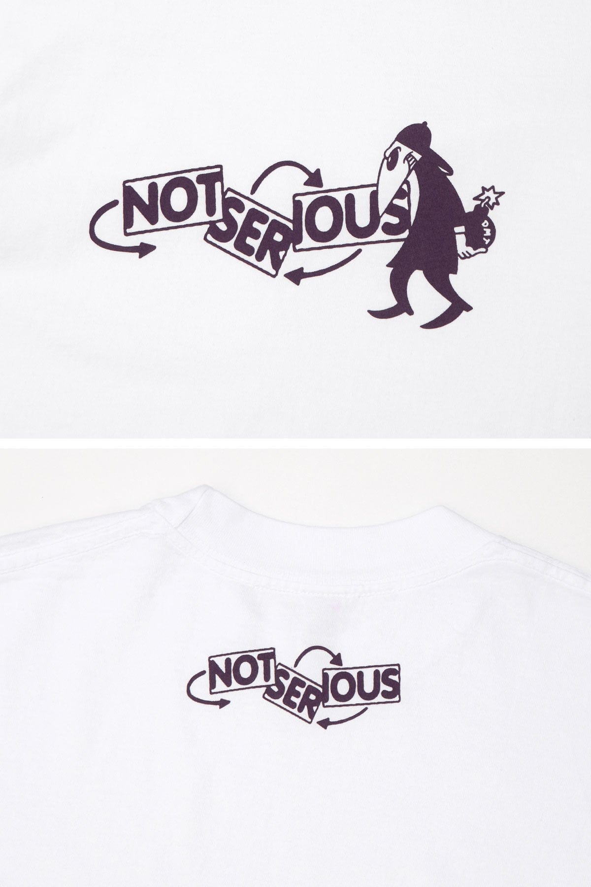 VERT NS DMT SSV GD 6.5OZ TEE WHITE