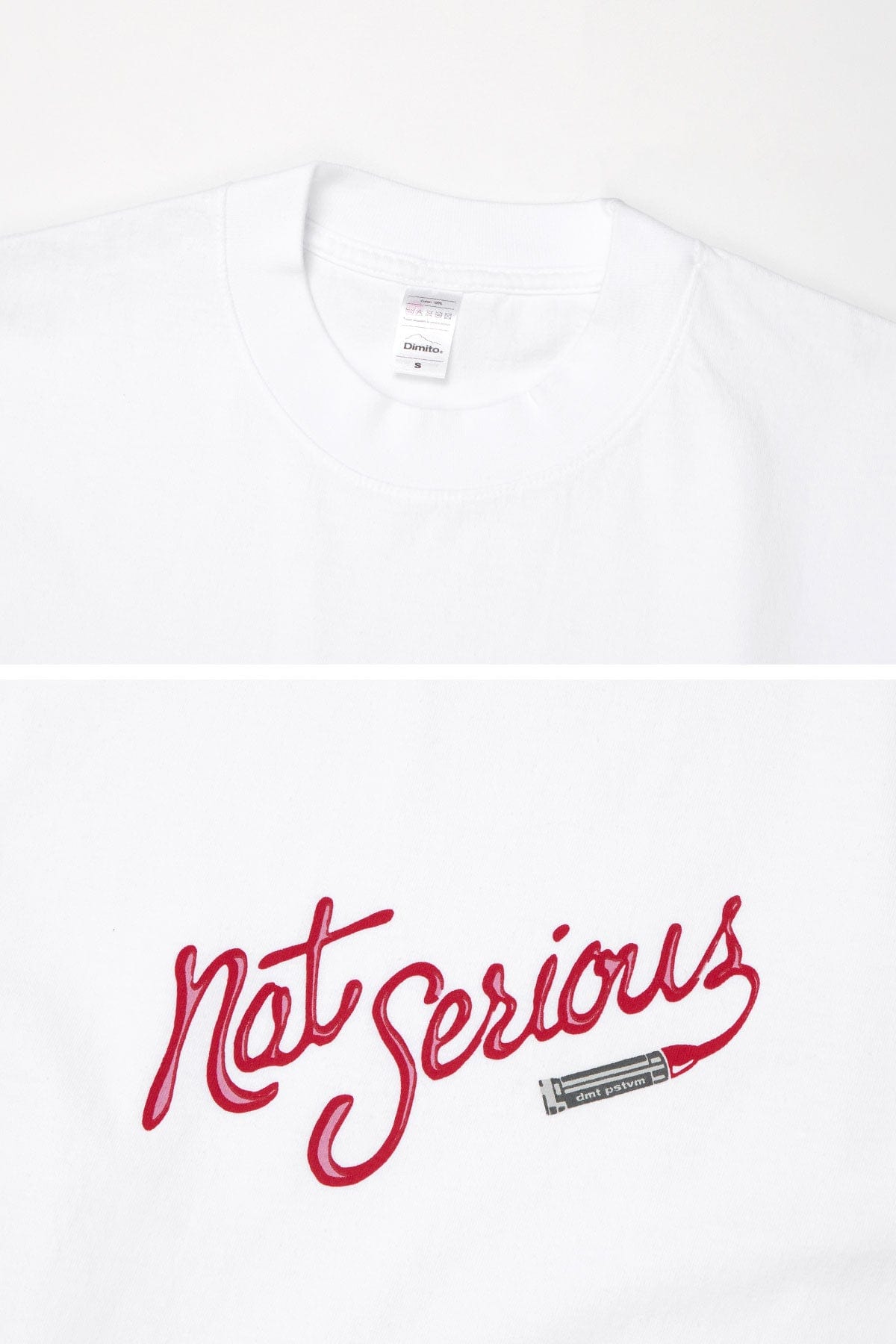 VERT NS LIP SSV GD 6.5OZ TEE WHITE
