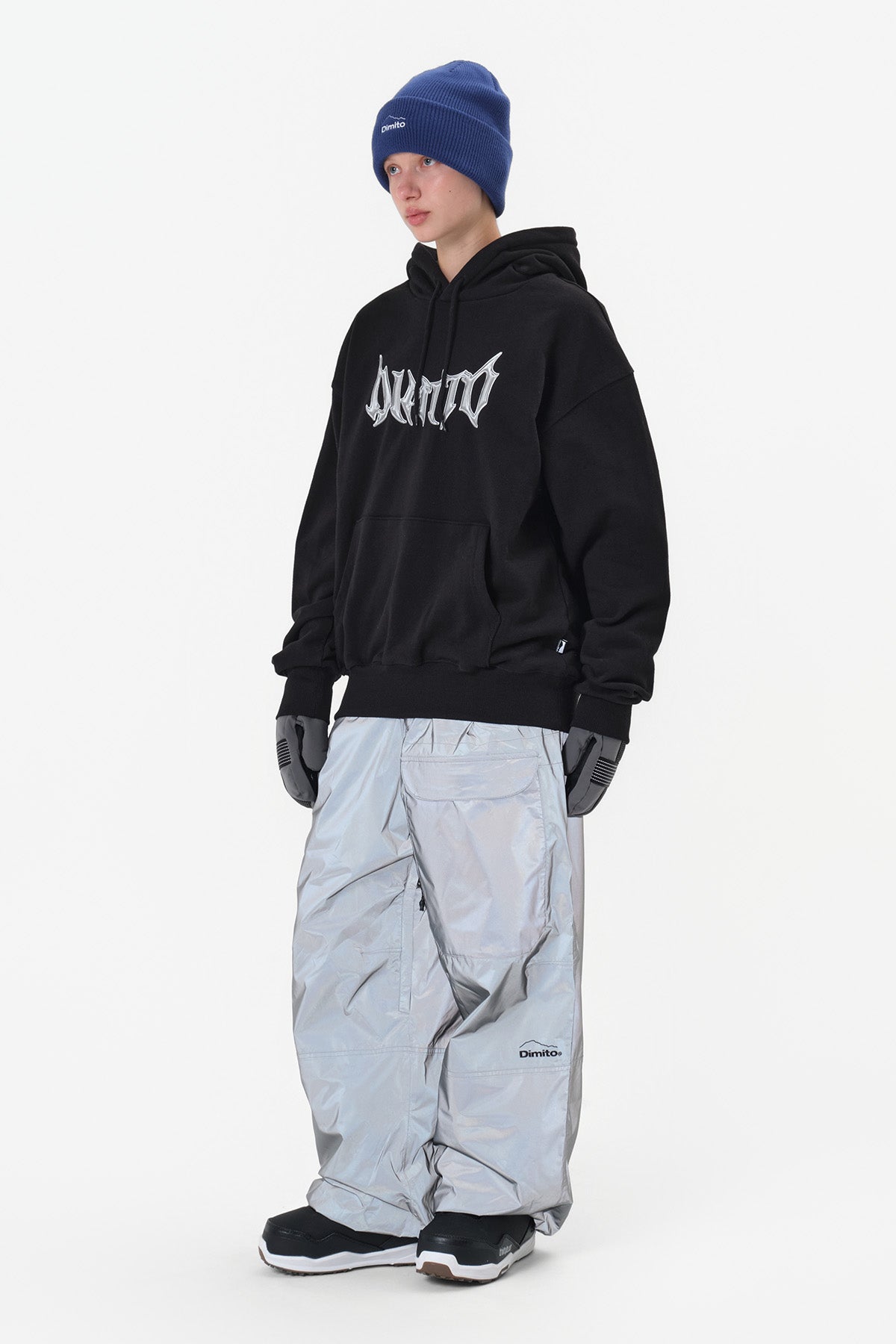 VERT ONE-SIZE 25 DMT LOGO BEANIE IMPERIAL BLUE