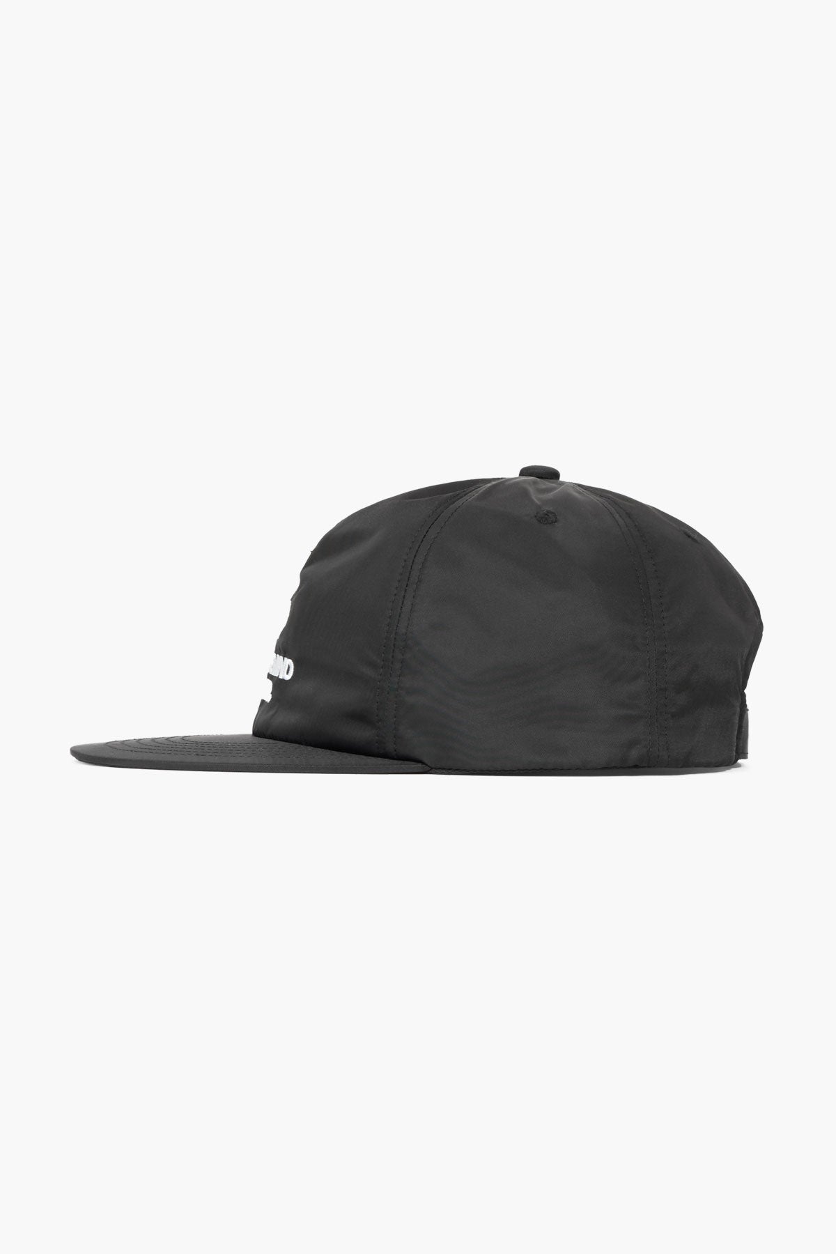 VERT ONE-SIZE CIRCLE LOGO SATIN TRUCKER CAP BLACK