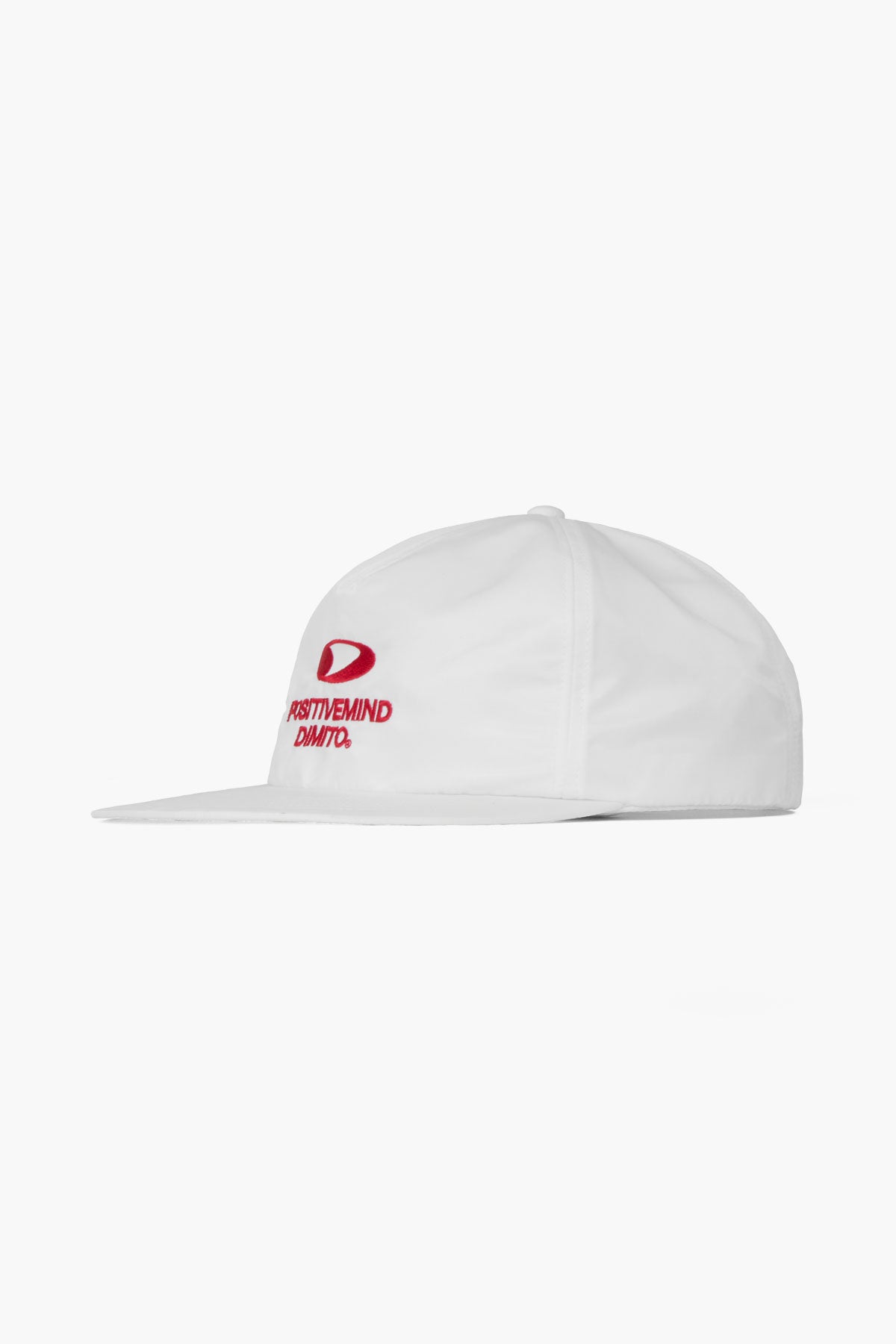 VERT ONE-SIZE CIRCLE LOGO SATIN TRUCKER CAP OFF WHITE