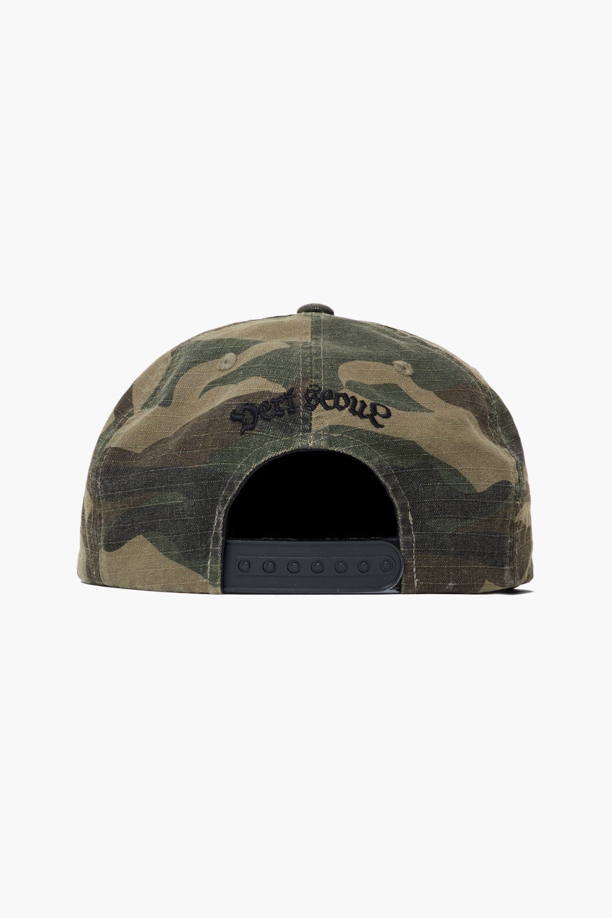 VERT ONE-SIZE DMT WASHED COTTON RIP TRUCKER CAP WASHED CAMO