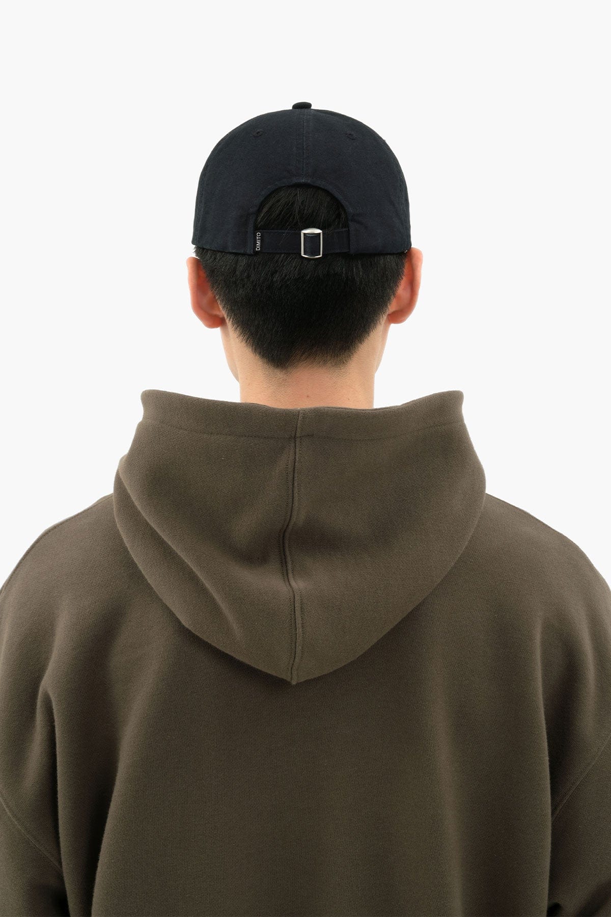 VERT ONE-SIZE HAZE COTTON 6PANEL CAP WASHED BLACK