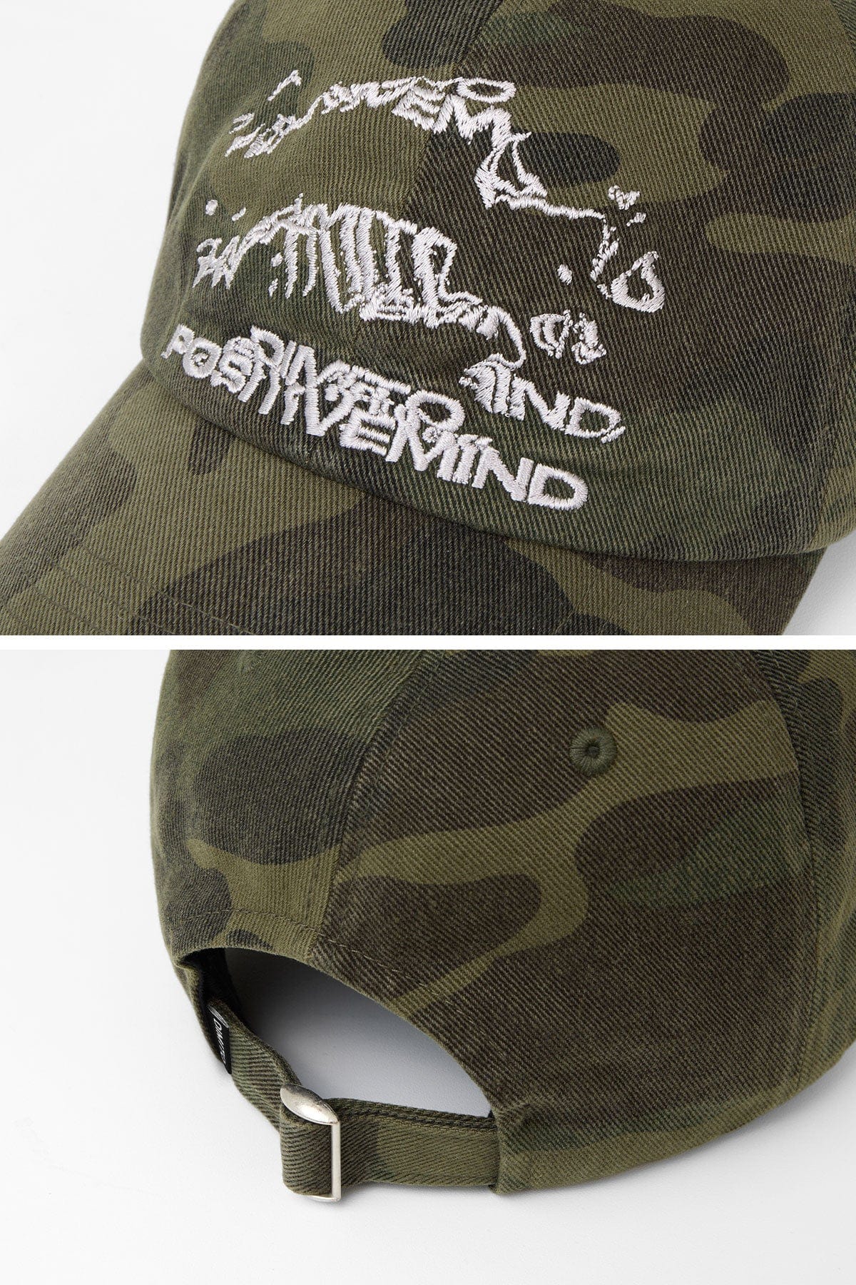 VERT ONE-SIZE HAZE COTTON 6PANEL CAP WASHED CAMO