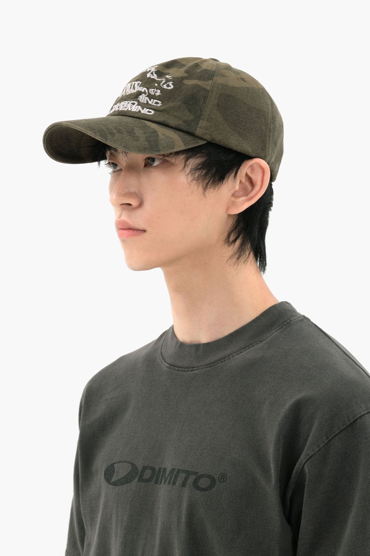 VERT ONE-SIZE HAZE COTTON 6PANEL CAP WASHED CAMO