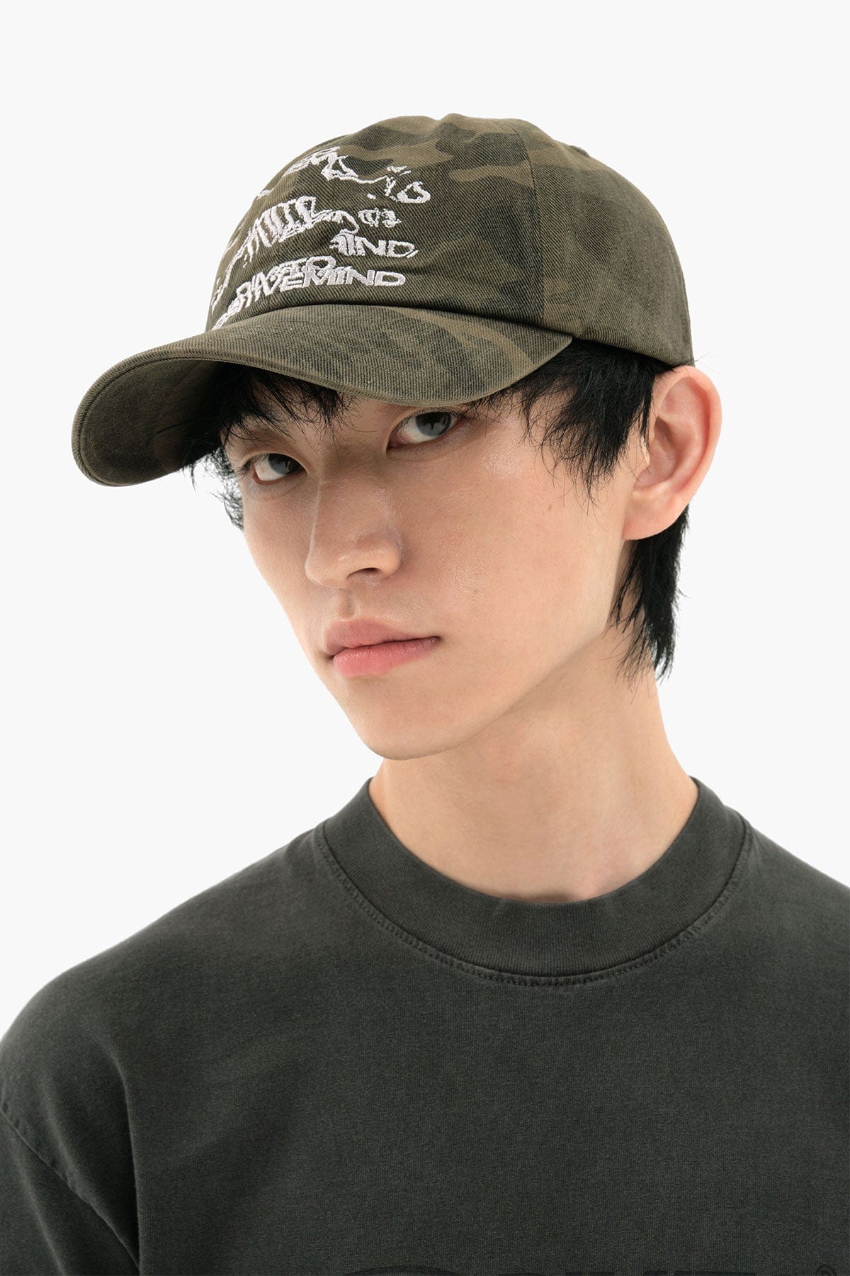 VERT ONE-SIZE HAZE COTTON 6PANEL CAP WASHED CAMO