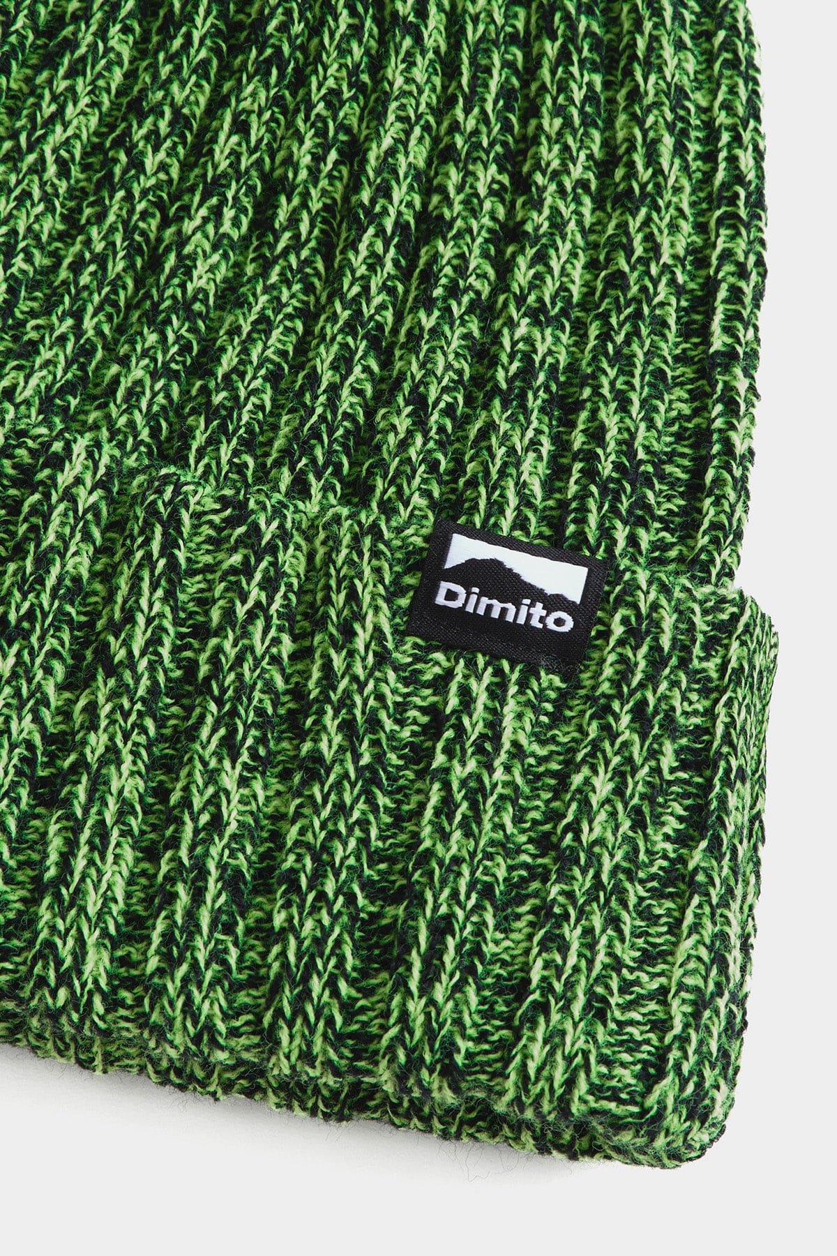 VERT ONE-SIZE MIX KNIT BEANIE GREEN