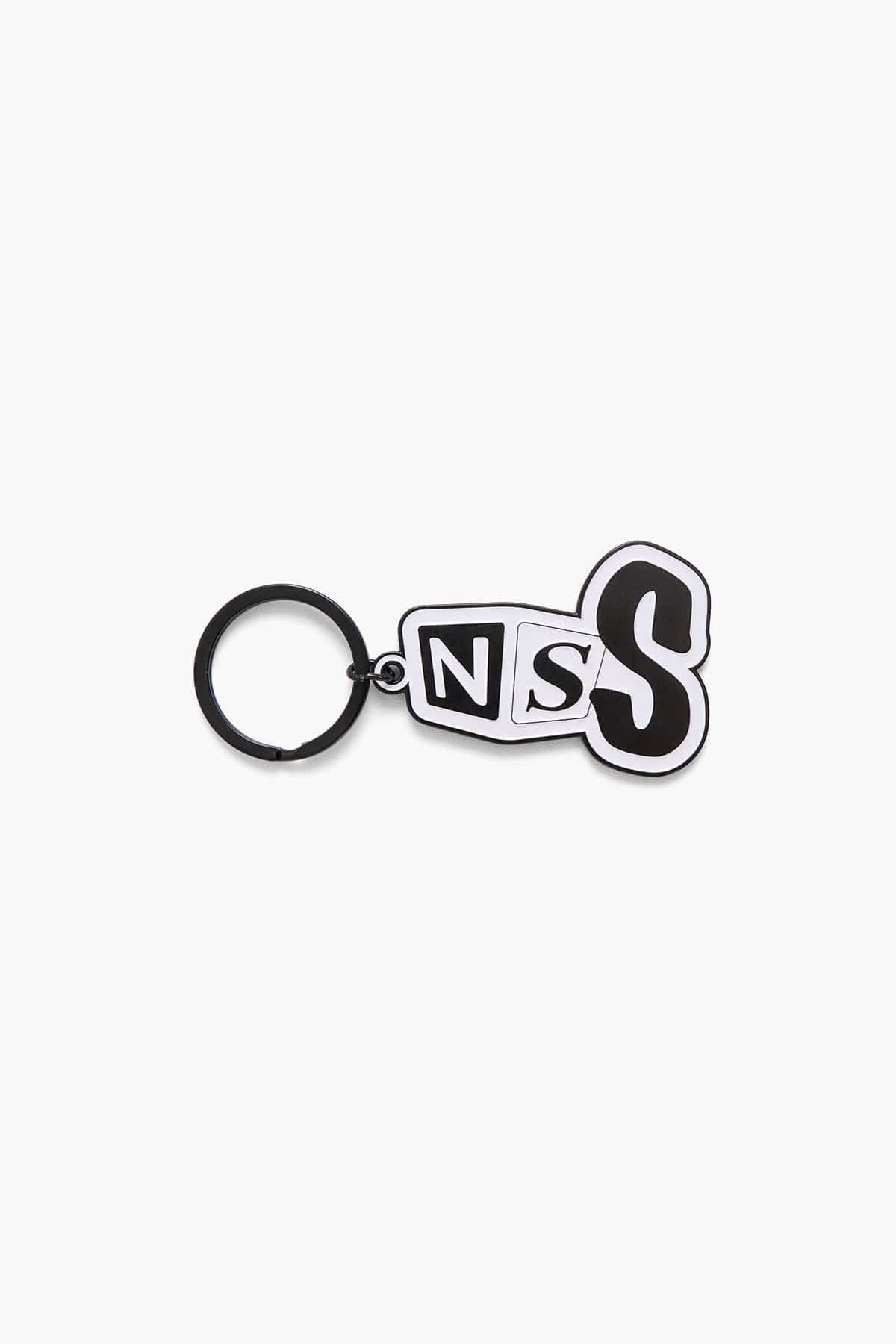 VERT ONE-SIZE NSS DICE KEYCHAIN BLACK