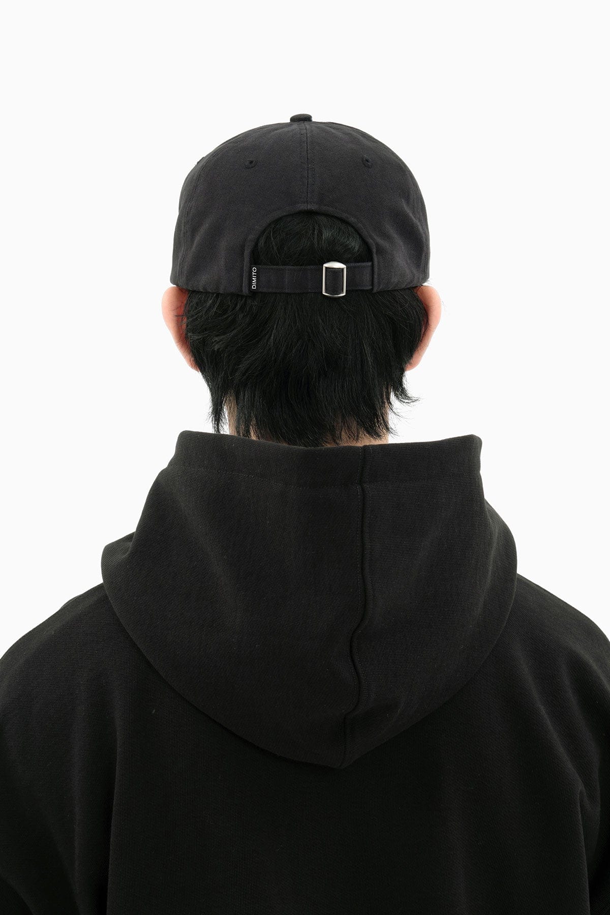 VERT ONE-SIZE NSS WASHED TRUCKER CAP WASHED BLACK