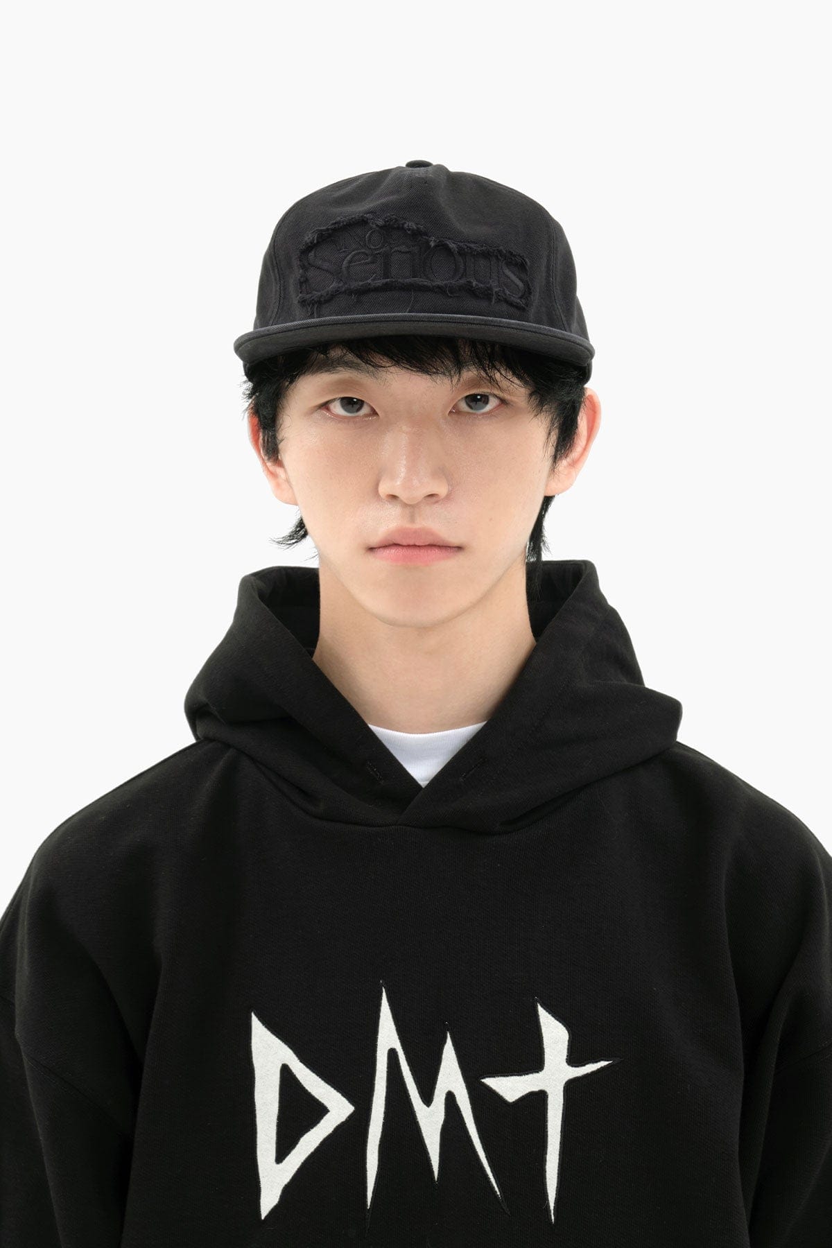 VERT ONE-SIZE NSS WASHED TRUCKER CAP WASHED BLACK