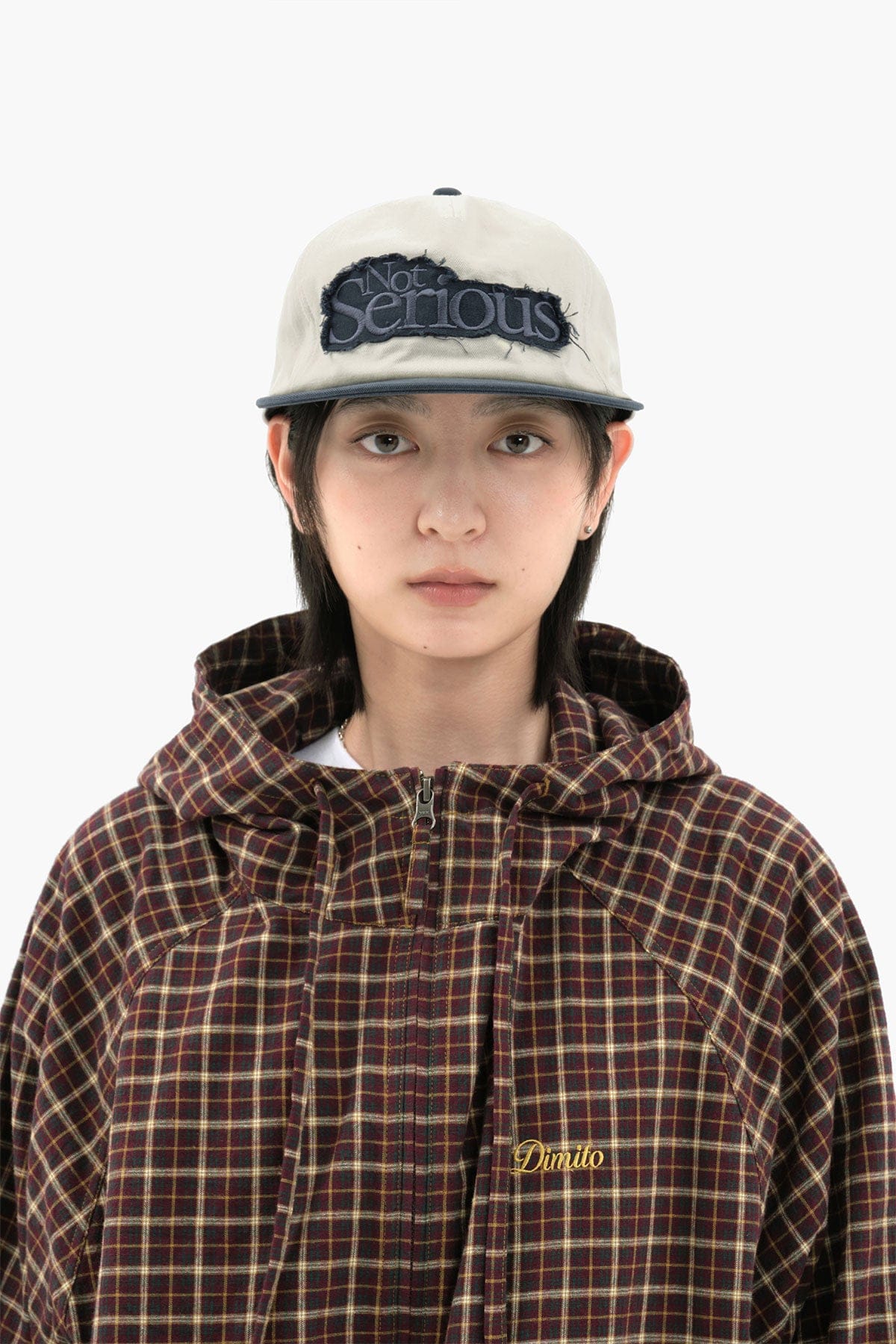 VERT ONE-SIZE NSS WASHED TRUCKER CAP WASHED IVORY