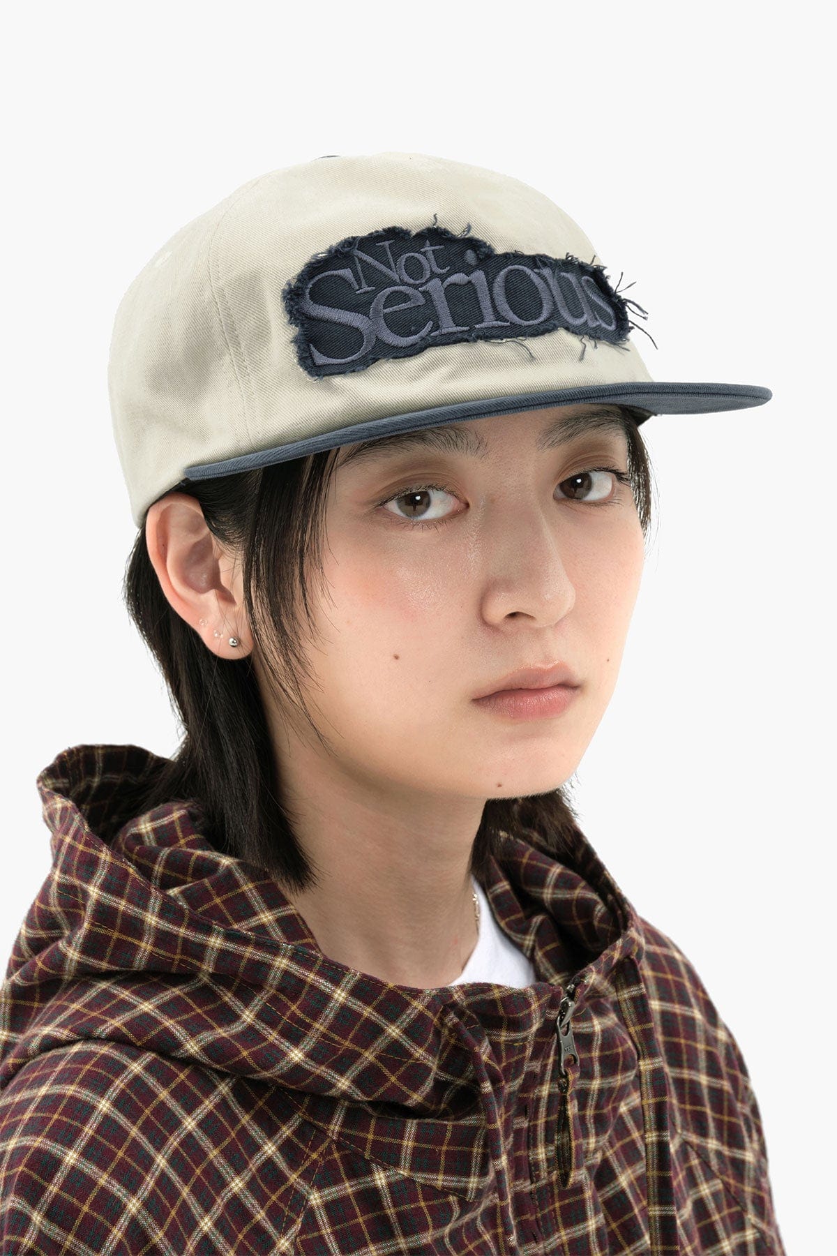 VERT ONE-SIZE NSS WASHED TRUCKER CAP WASHED IVORY