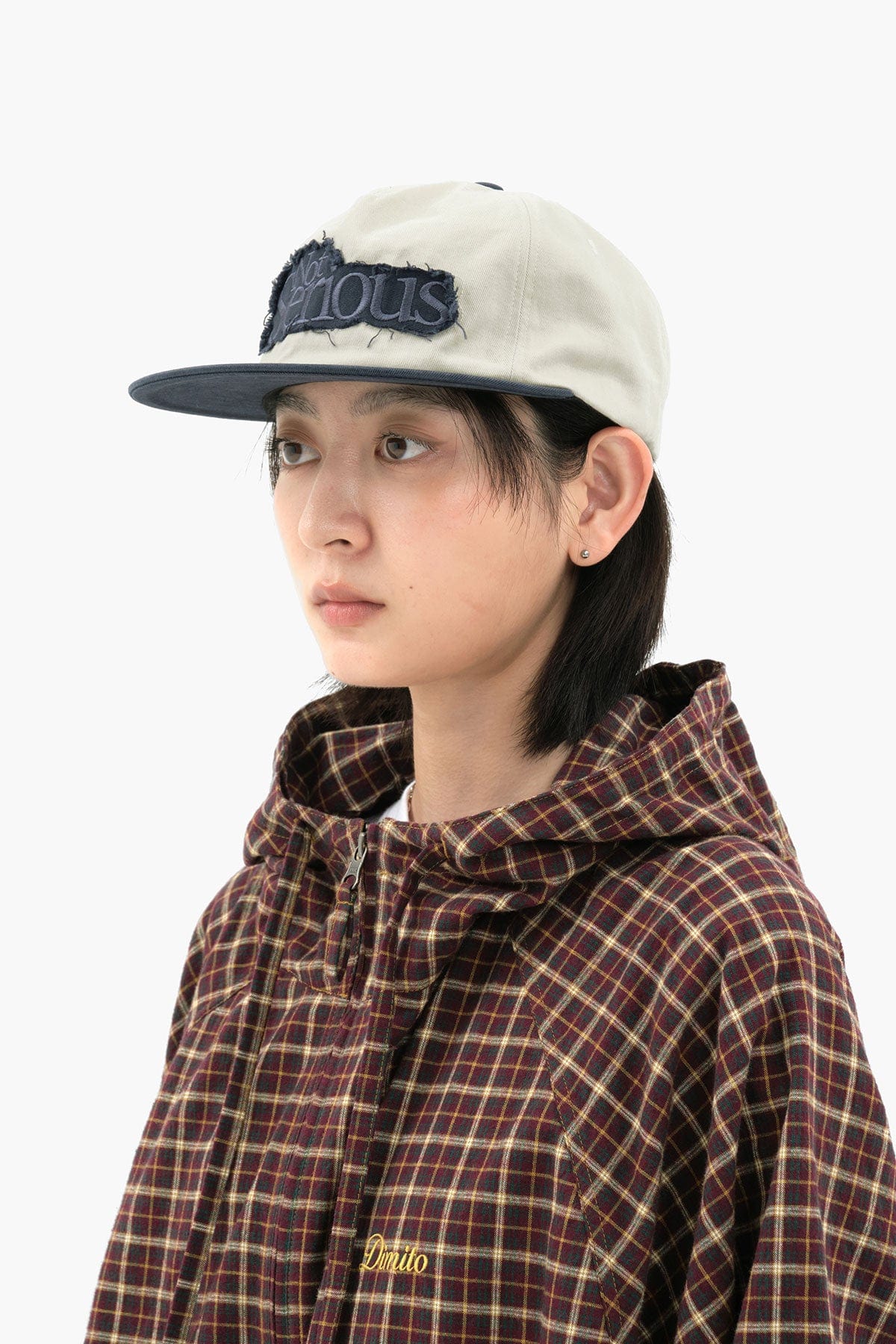 VERT ONE-SIZE NSS WASHED TRUCKER CAP WASHED IVORY
