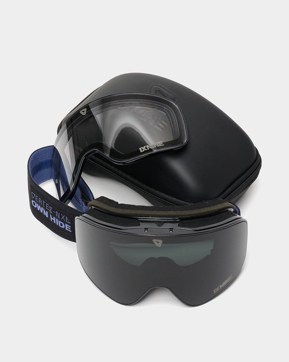 dark goggles OWN HIDE (VTX X IX9) IX3 PRO GOGGLE BLACK/DARK GREY+CLEAR – DIMITO INTERNATIONAL