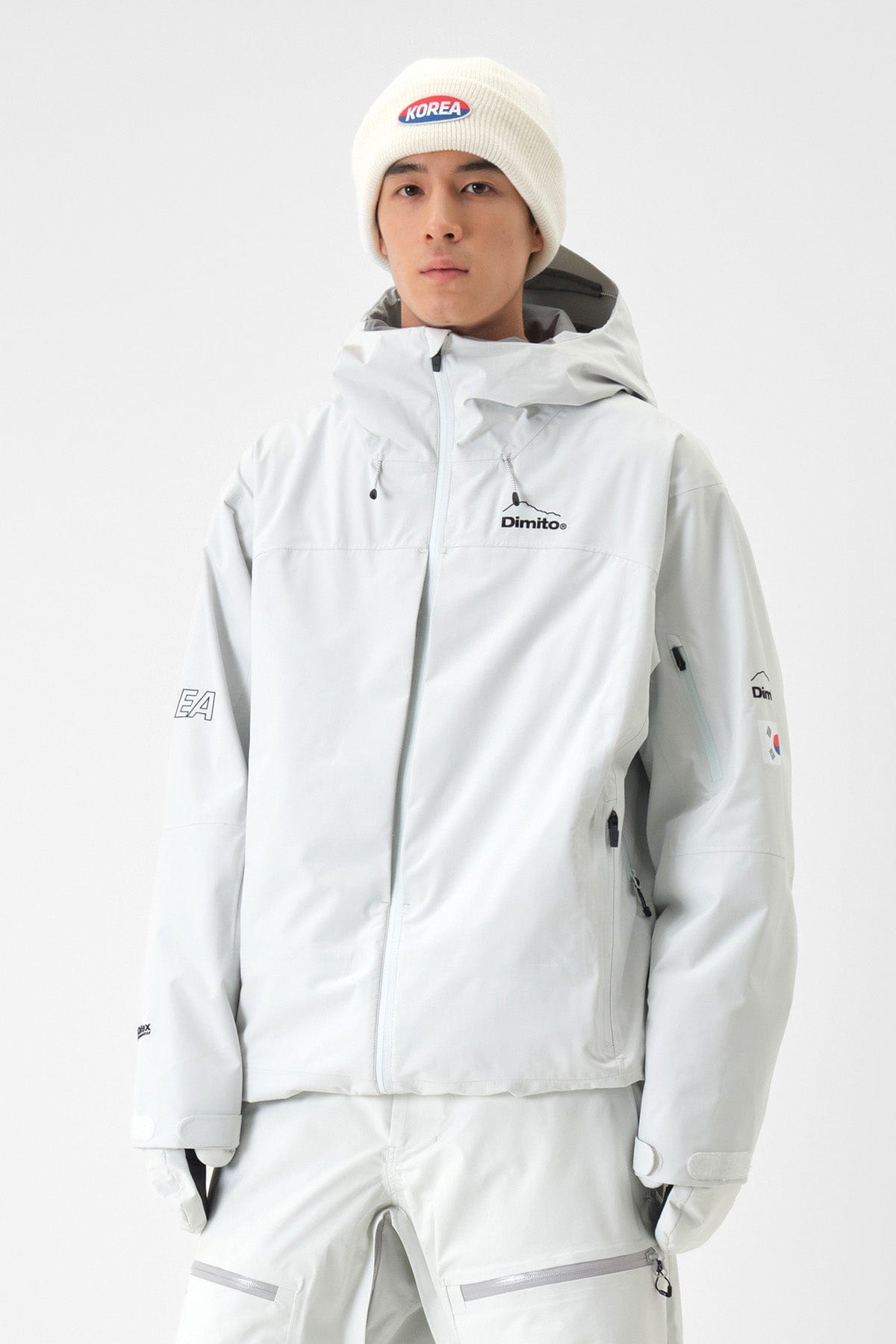 VERT ONE-SIZE TEAM KOREA REPLICA 24 KNIT BEANIE WHITE