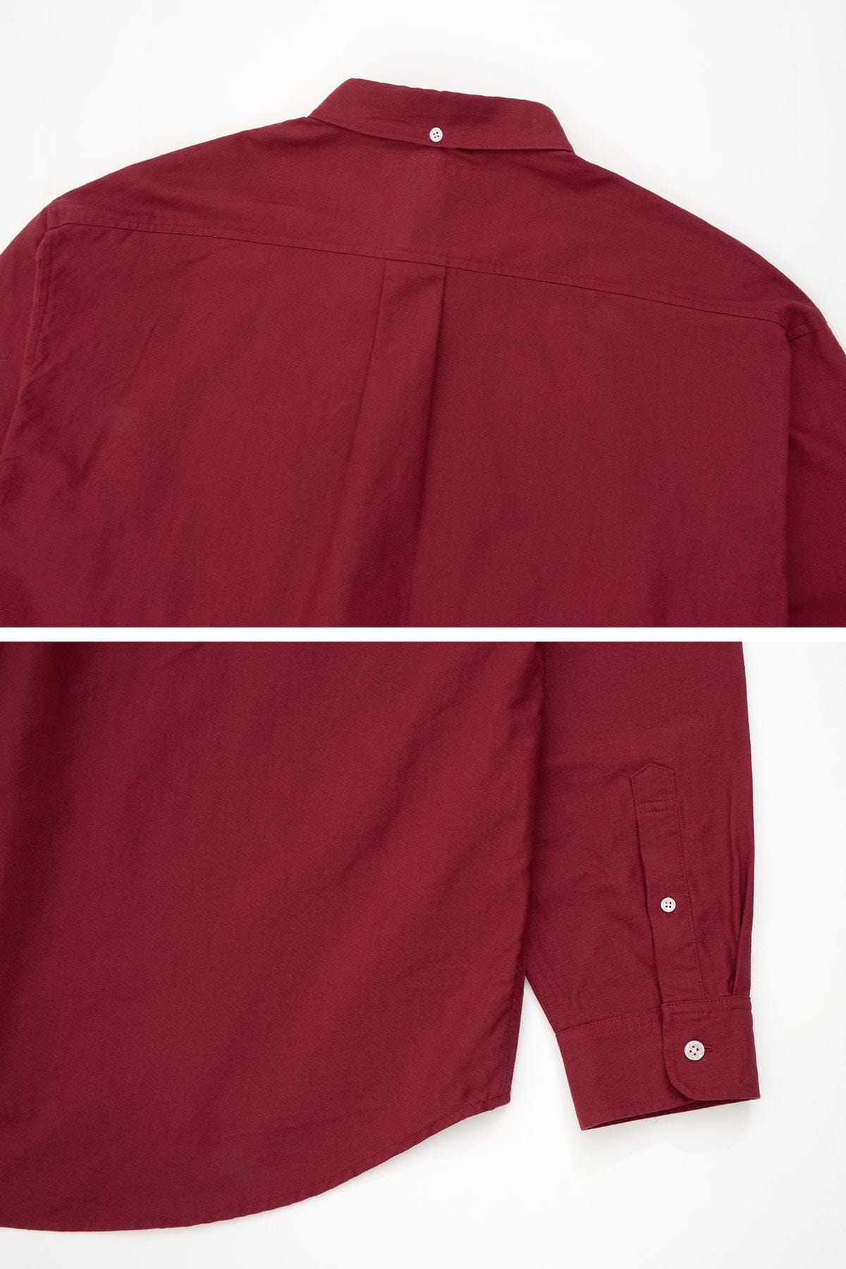 VERT OXFORD L/S SHIRT BURGUNDY