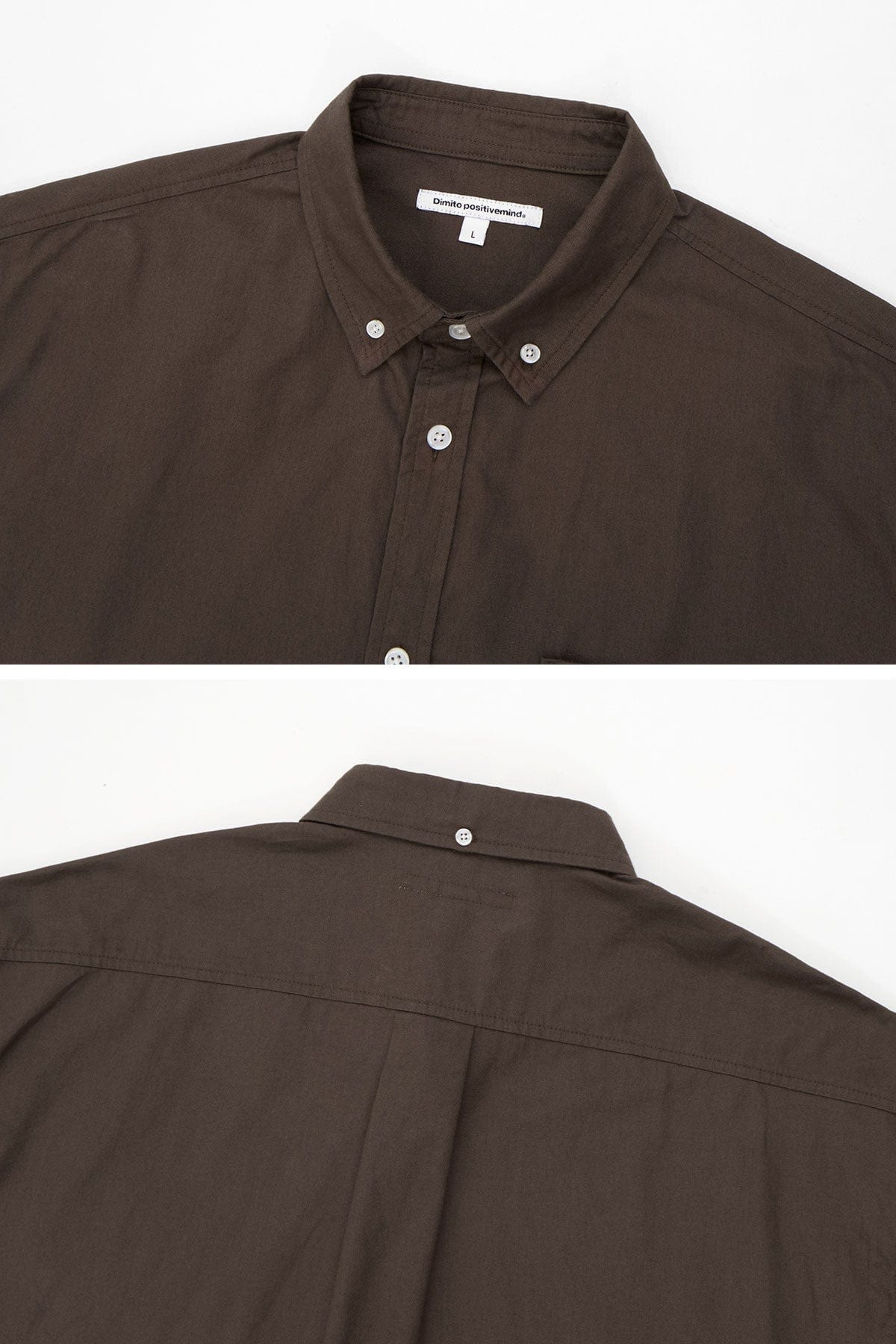 VERT OXFORD S/S SHIRT BROWN
