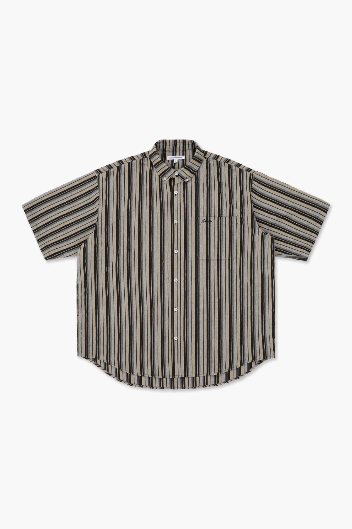 VERT OXFORD S/S SHIRT MULTI STRIPE