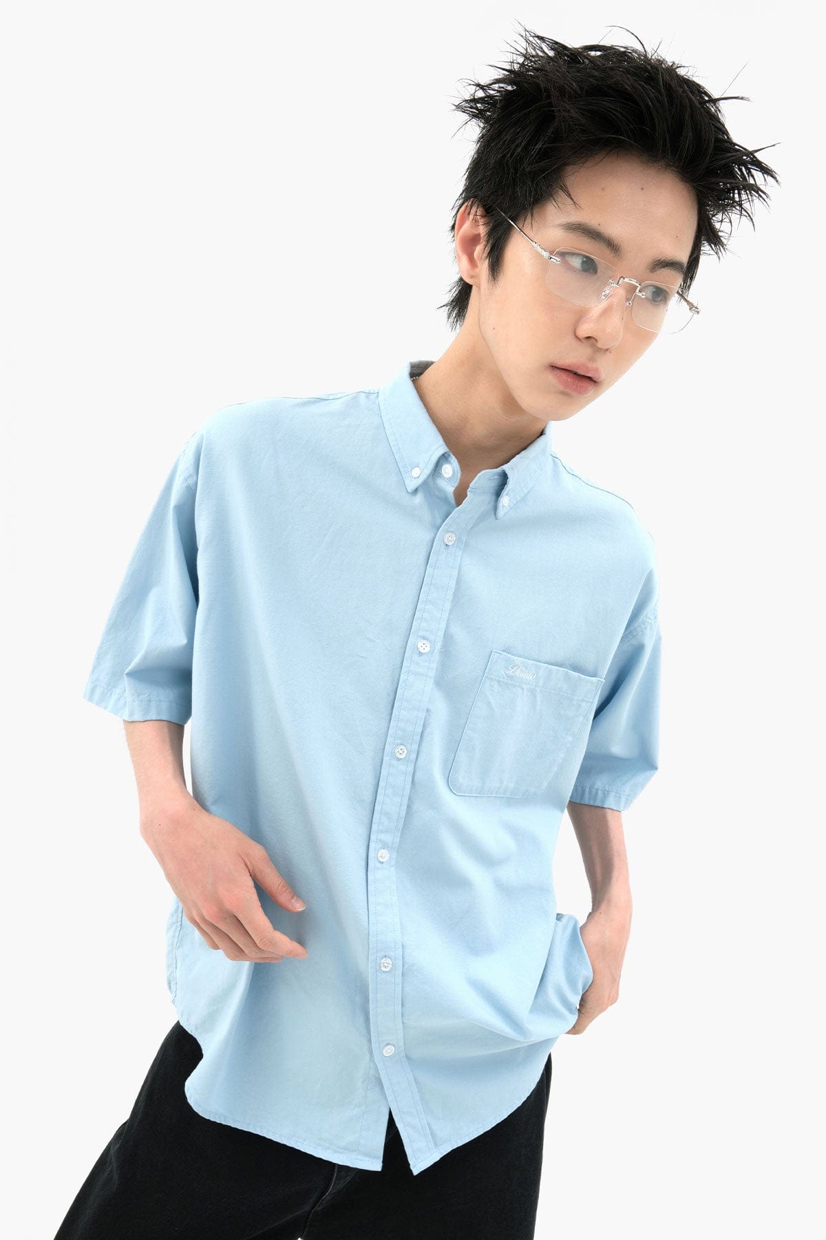 VERT OXFORD S/S SHIRT SKY