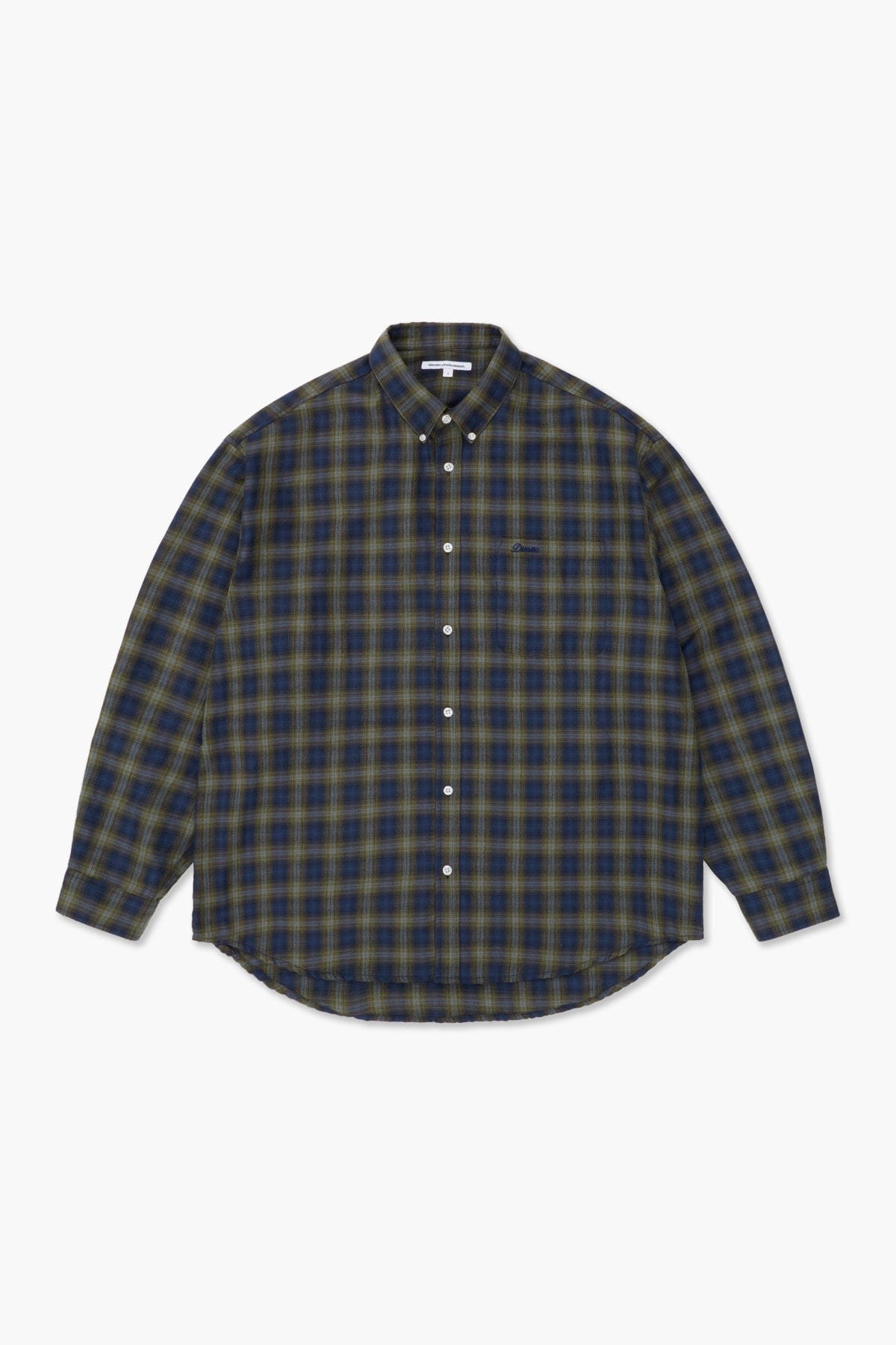VERT PATTERN L/S SHIRT CHECK BLUE