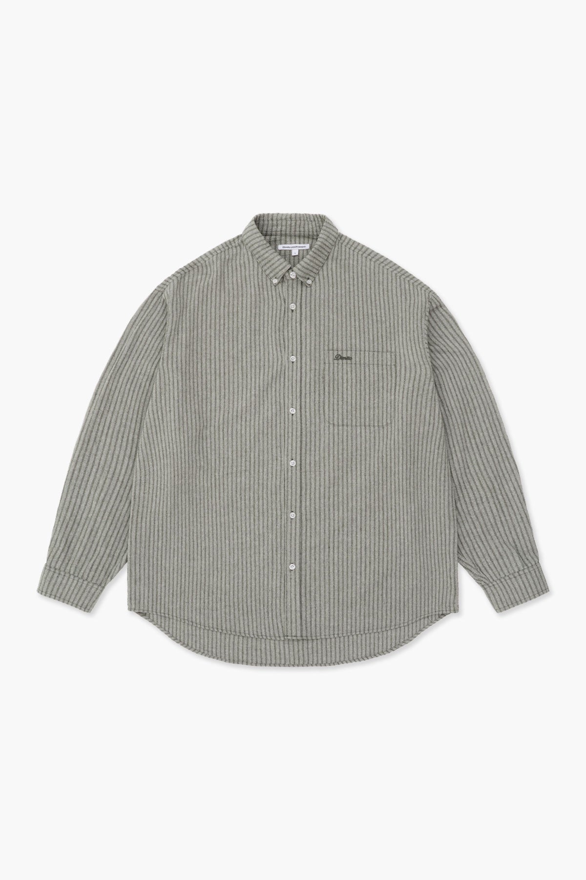 VERT PATTERN L/S SHIRT KHAKI