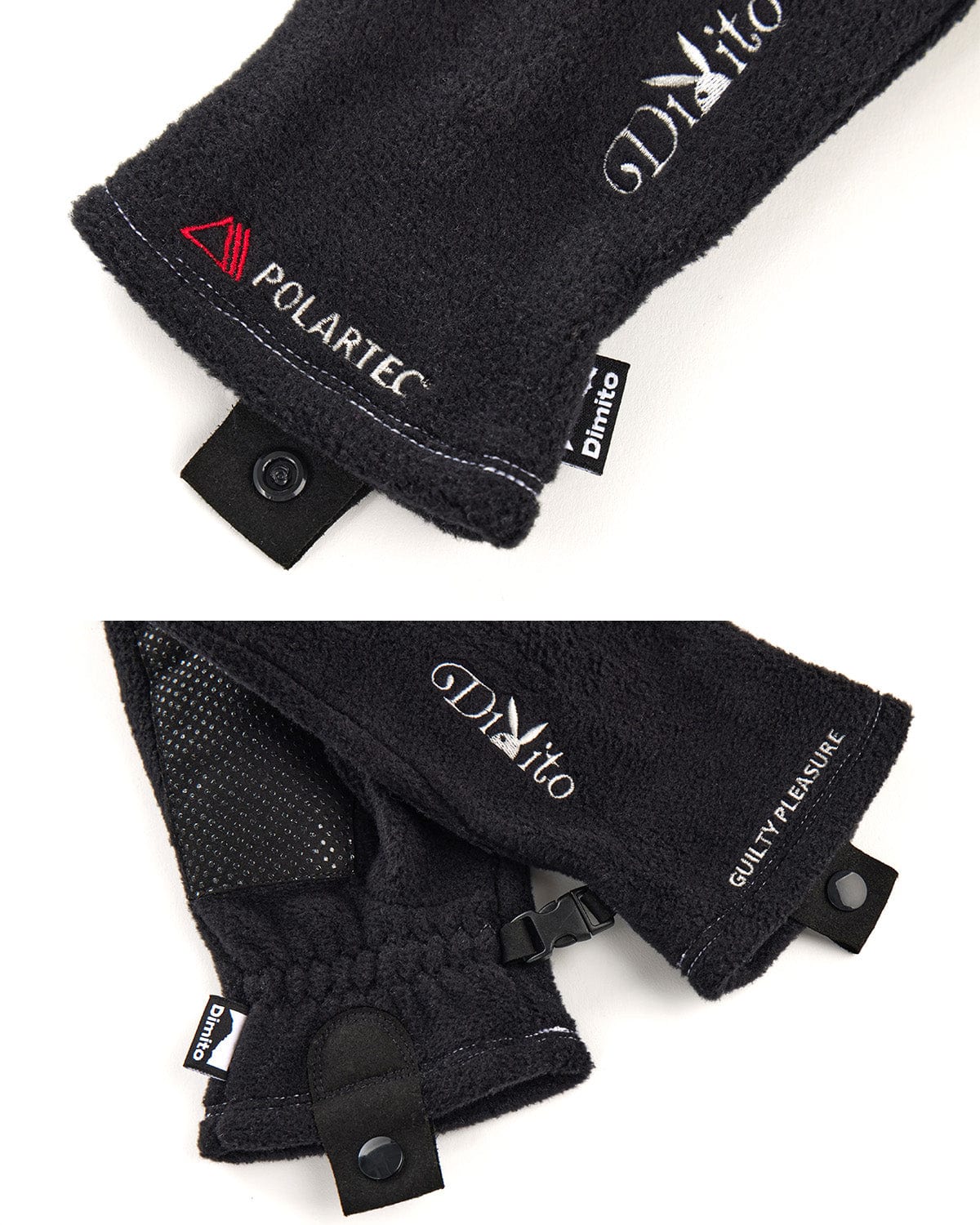 VERT POLARTEC (PLAYBOY DIMITO) FLEECE GLOVES BLACK