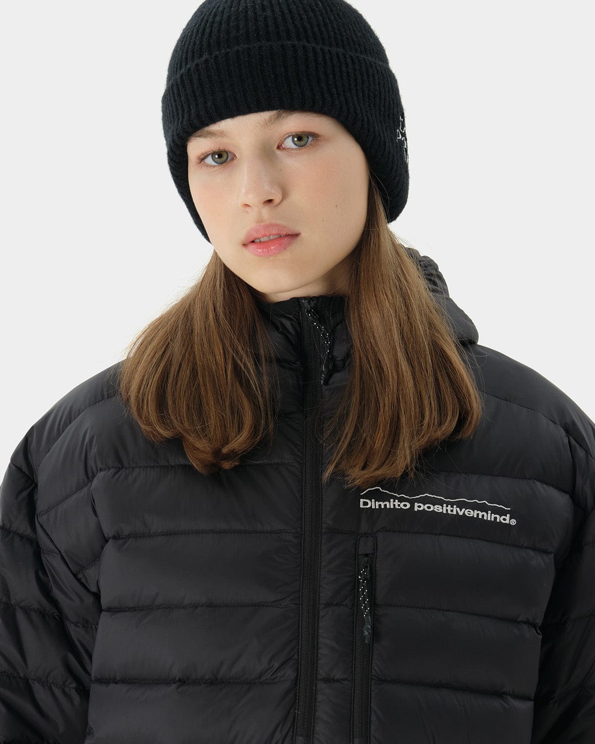 VERT PULLOVER LIGHT DOWN JACKET BLACK