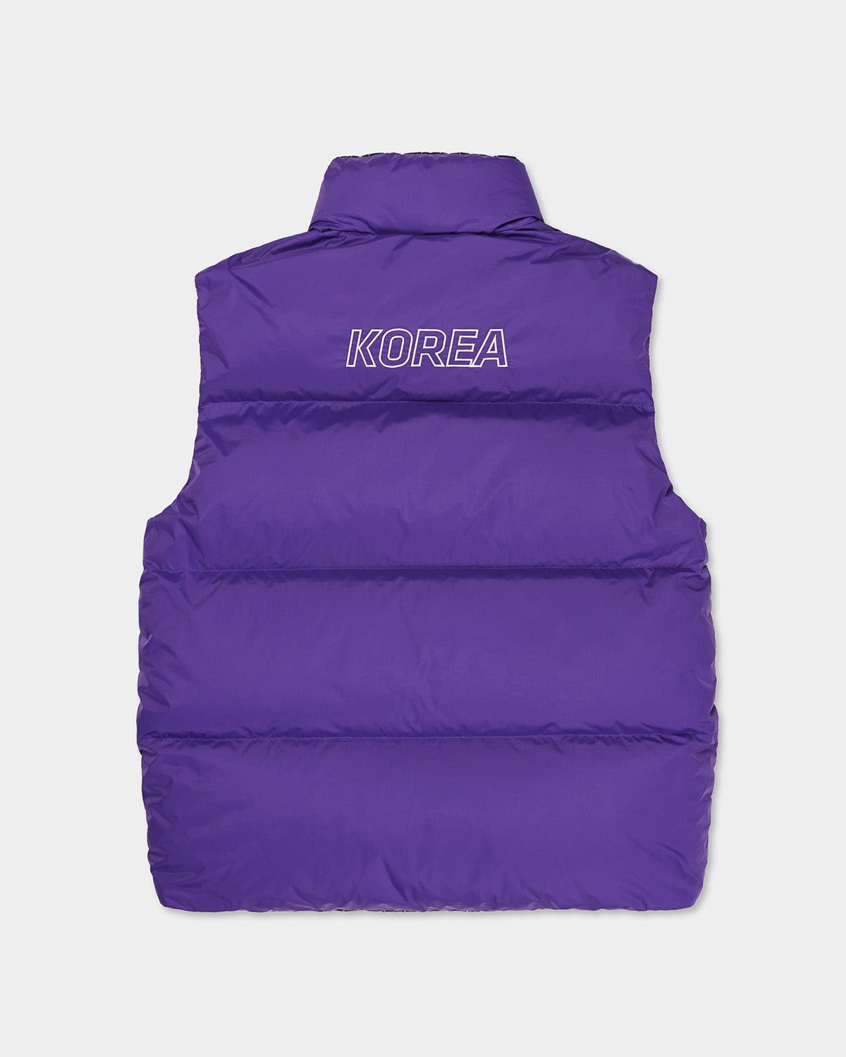 VERT TEAM KOREA REPLICA 23 REVERSIBLE DOWN VEST PURPLE