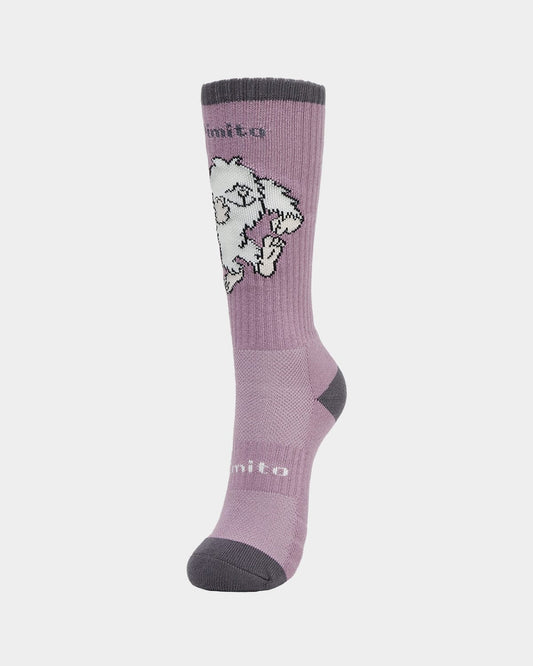 VERT TURI SPORTS SOCKS PURPLE ASH