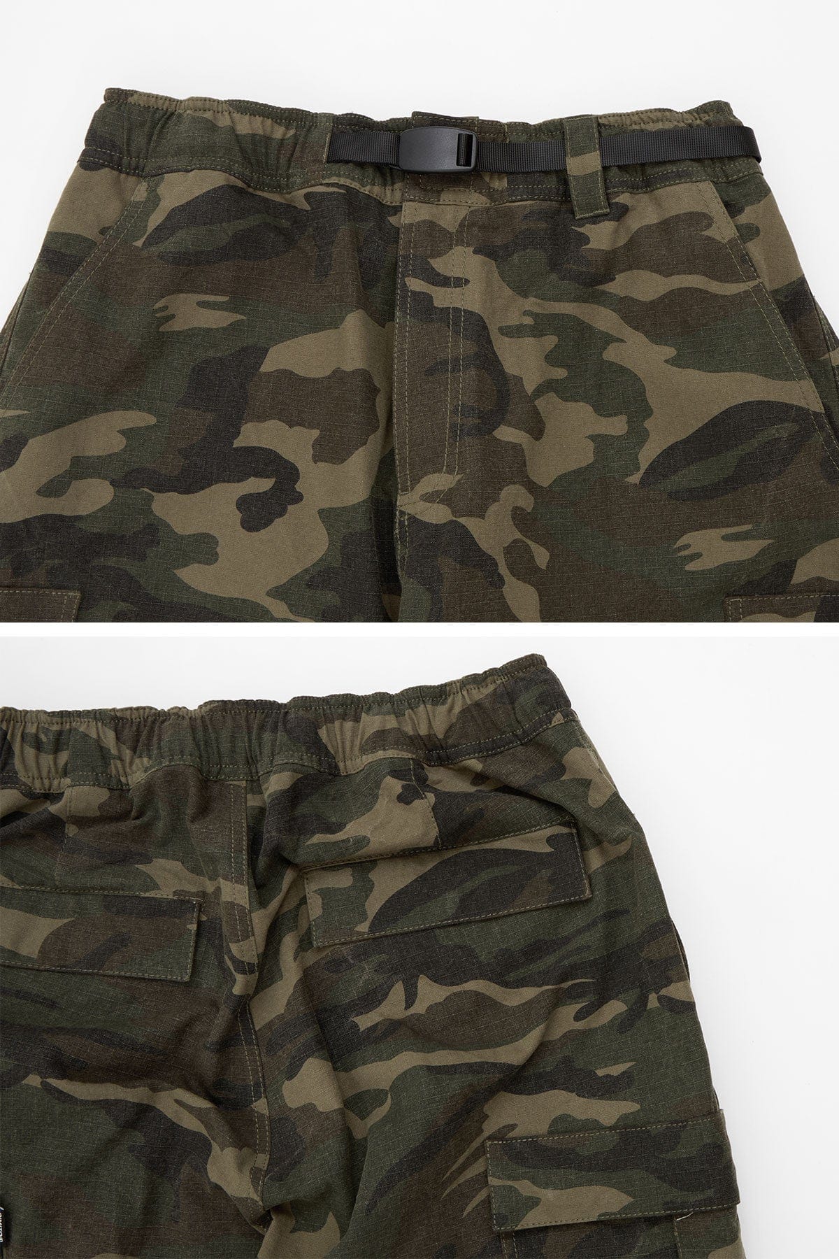 VERT WASHED CARGO PANTS (LOOSE FIT) WOODLAND CAMO