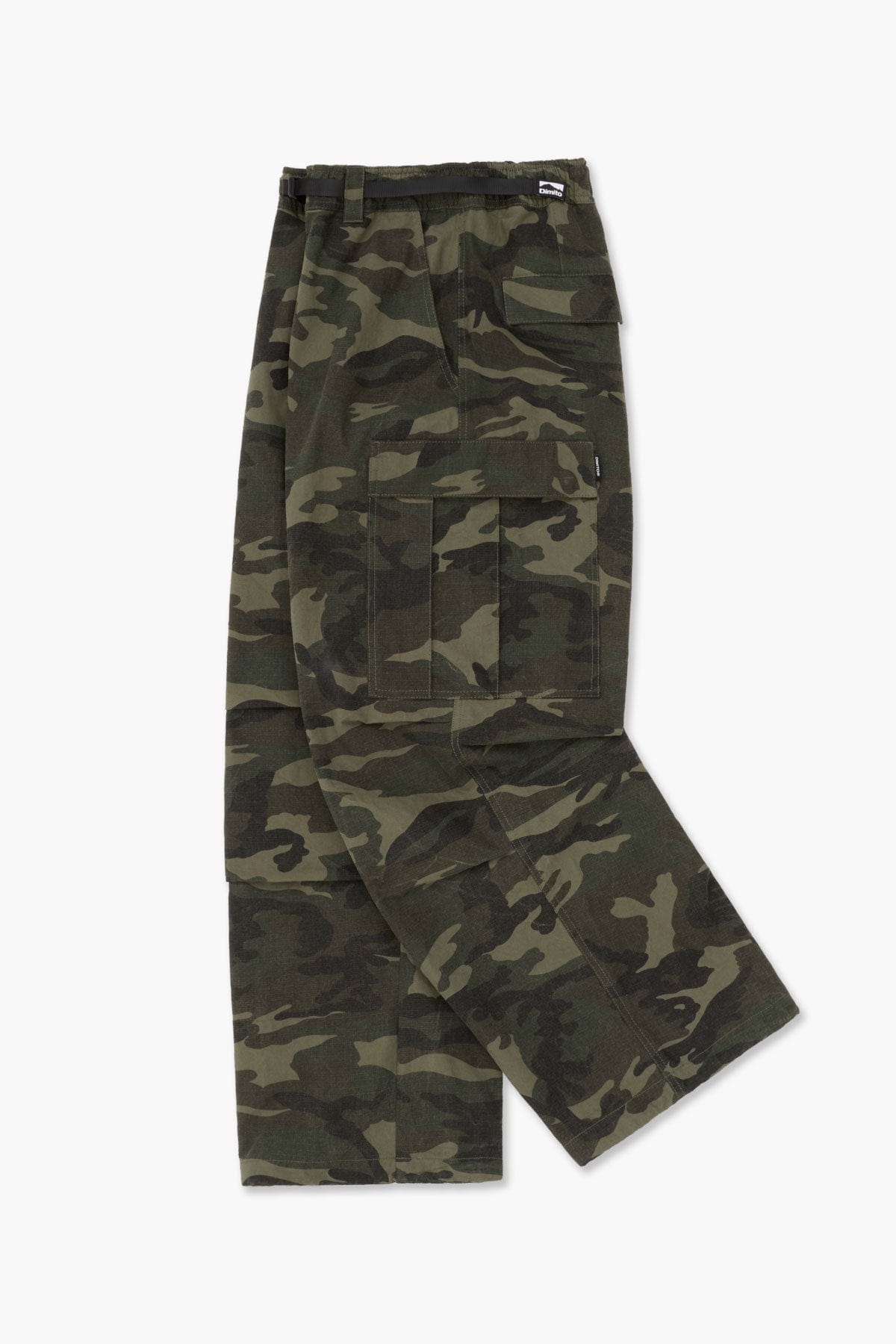 VERT WASHED CARGO PANTS (LOOSE FIT) WOODLAND CAMO