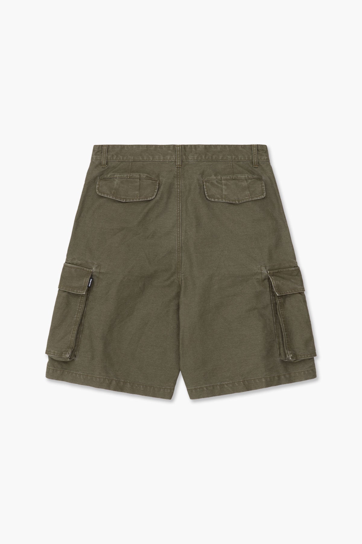 VERT WASHED CARGO SHORTS (LOOSE FIT) KHAKI